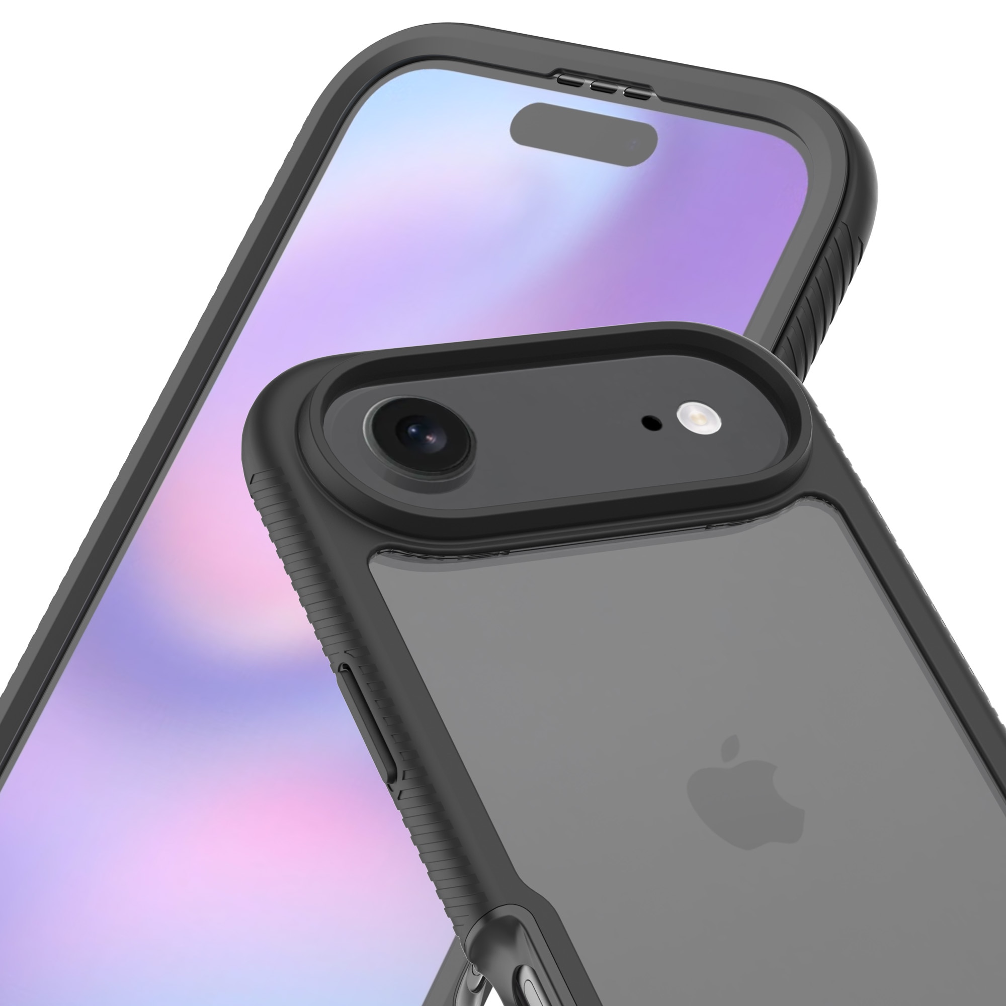 iPhone 17 Air Full Protection Case Schwarz/Durchsichtig