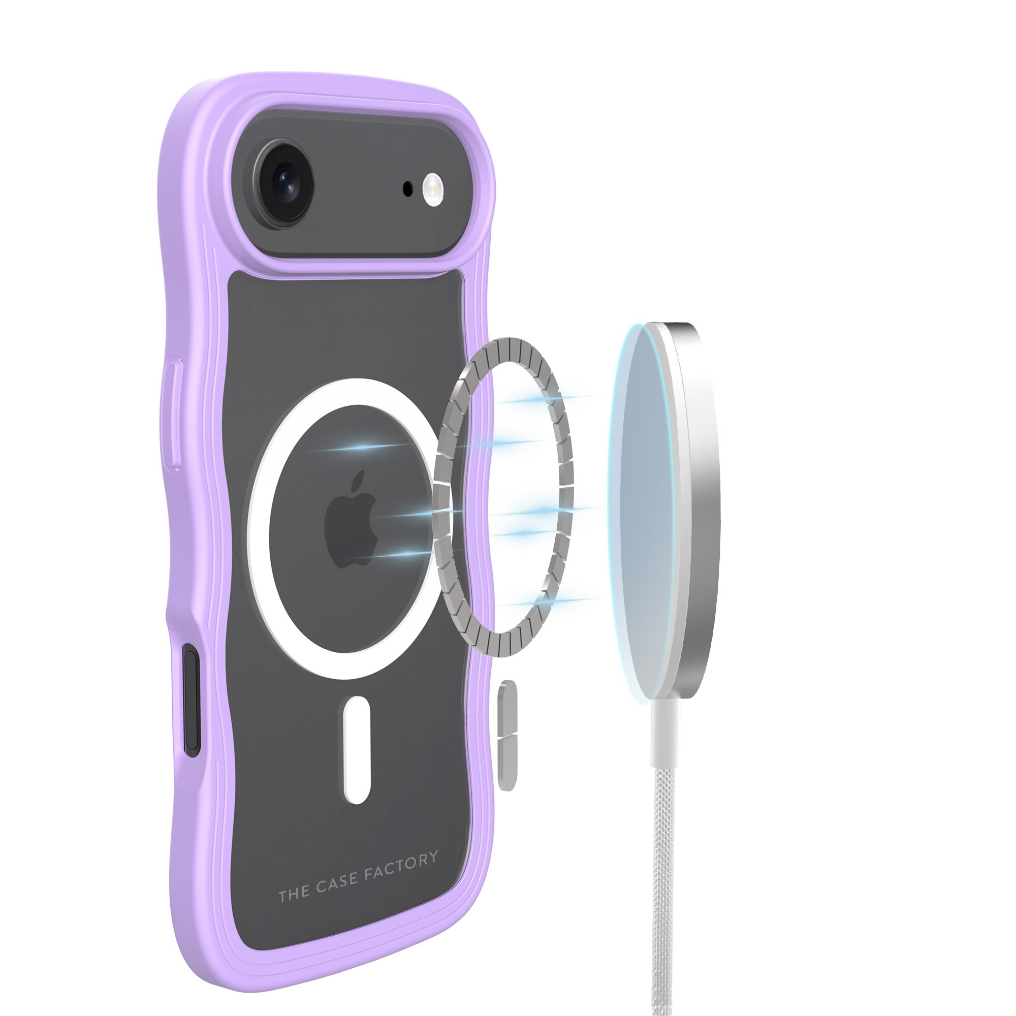 The Wave Mag Case iPhone Air Lila