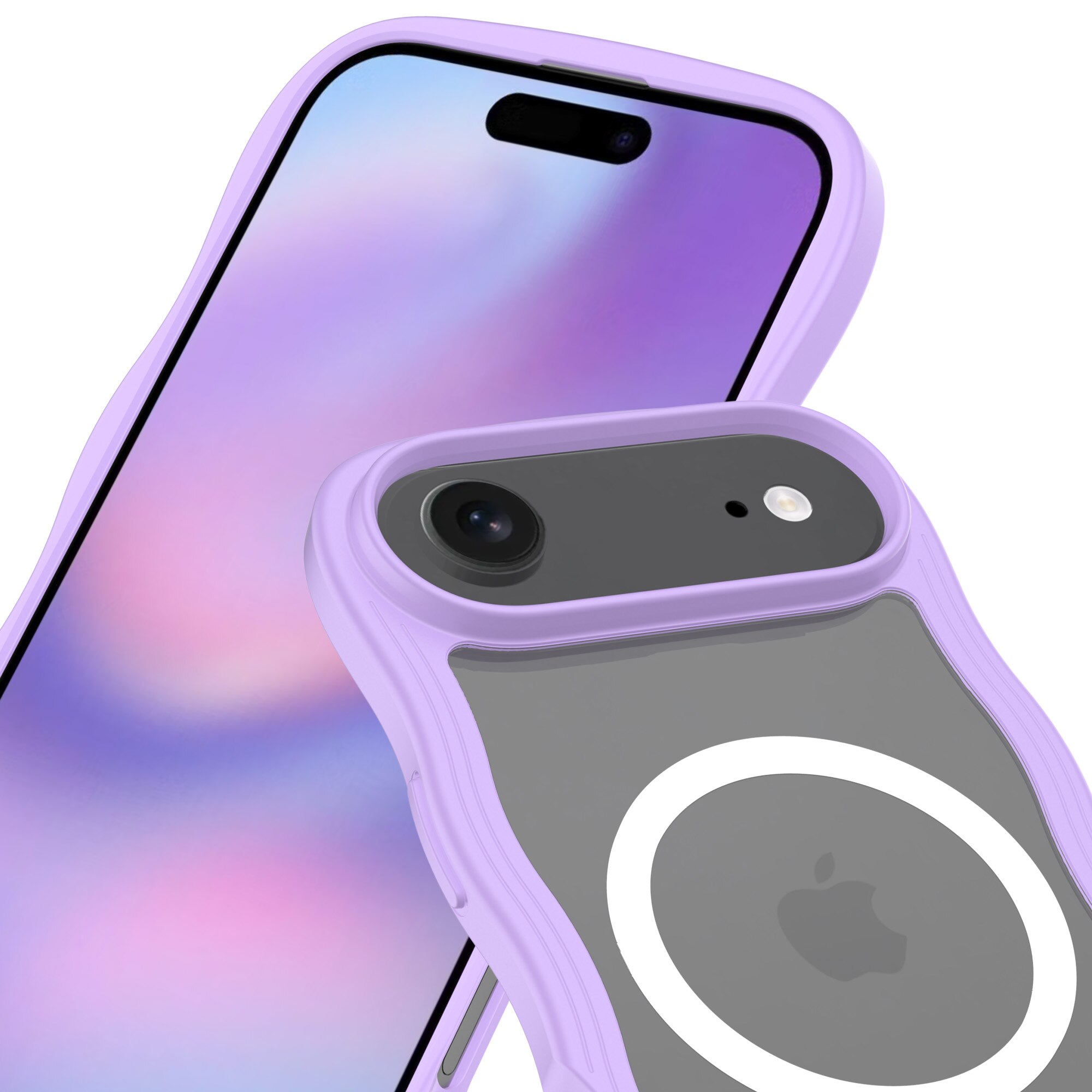 The Wave Mag Case iPhone Air Lila