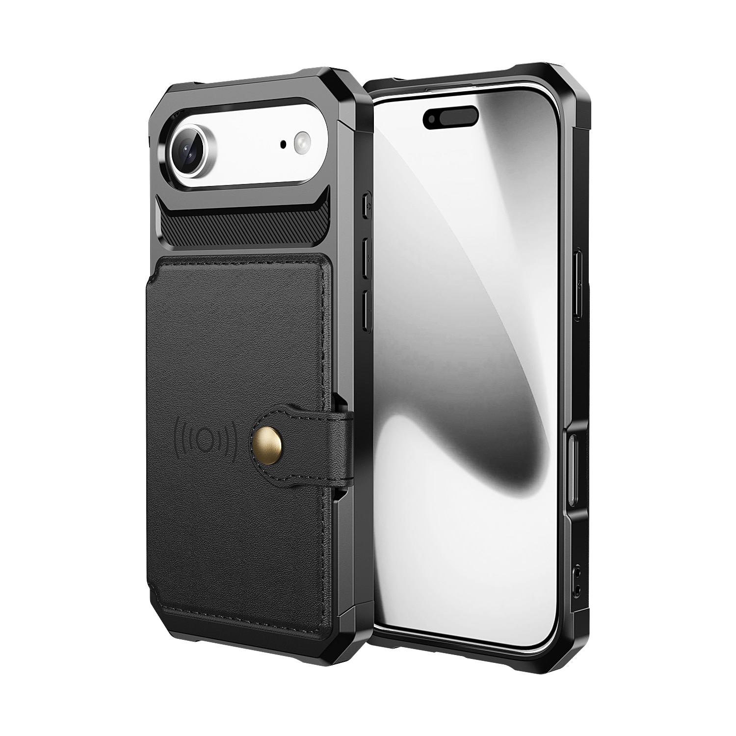 iPhone Air Tough Multi-slot Hülle Schwarz