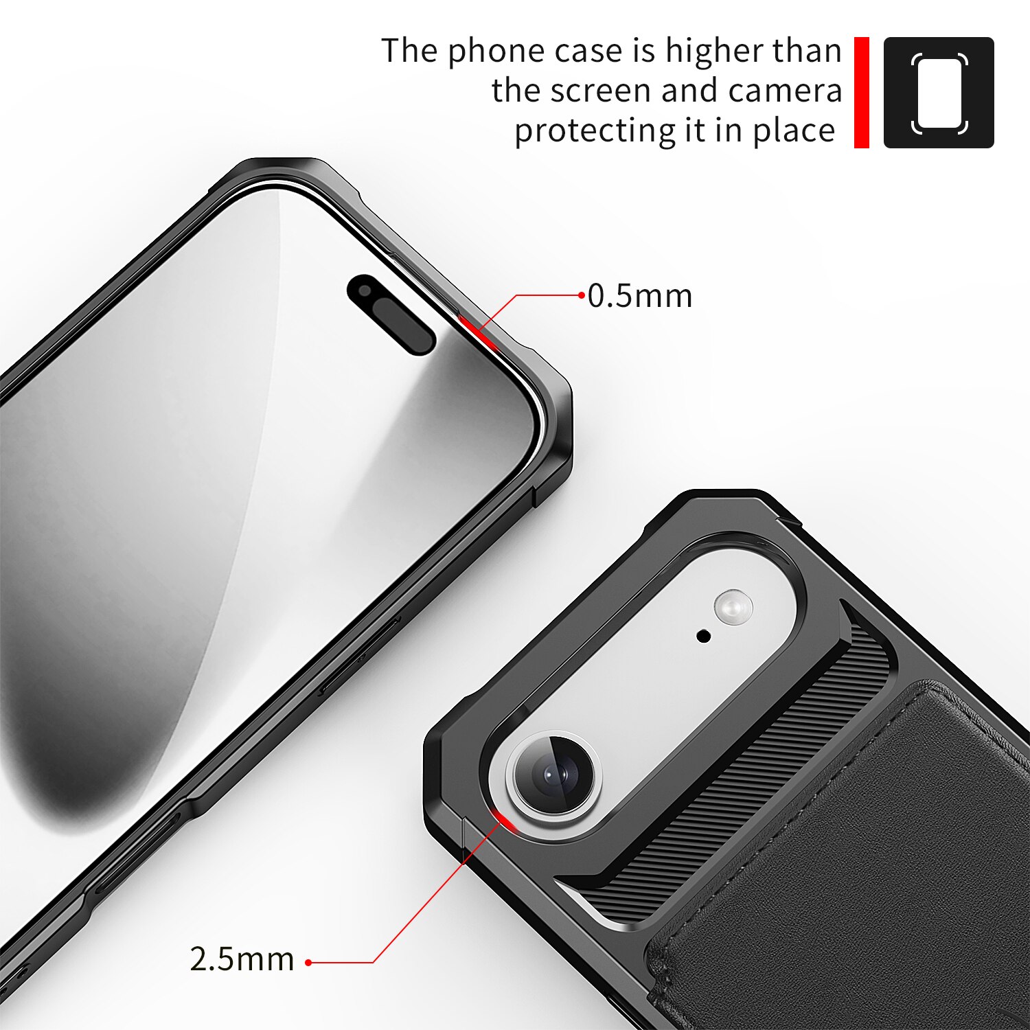 iPhone Air Tough Multi-slot Hülle Schwarz