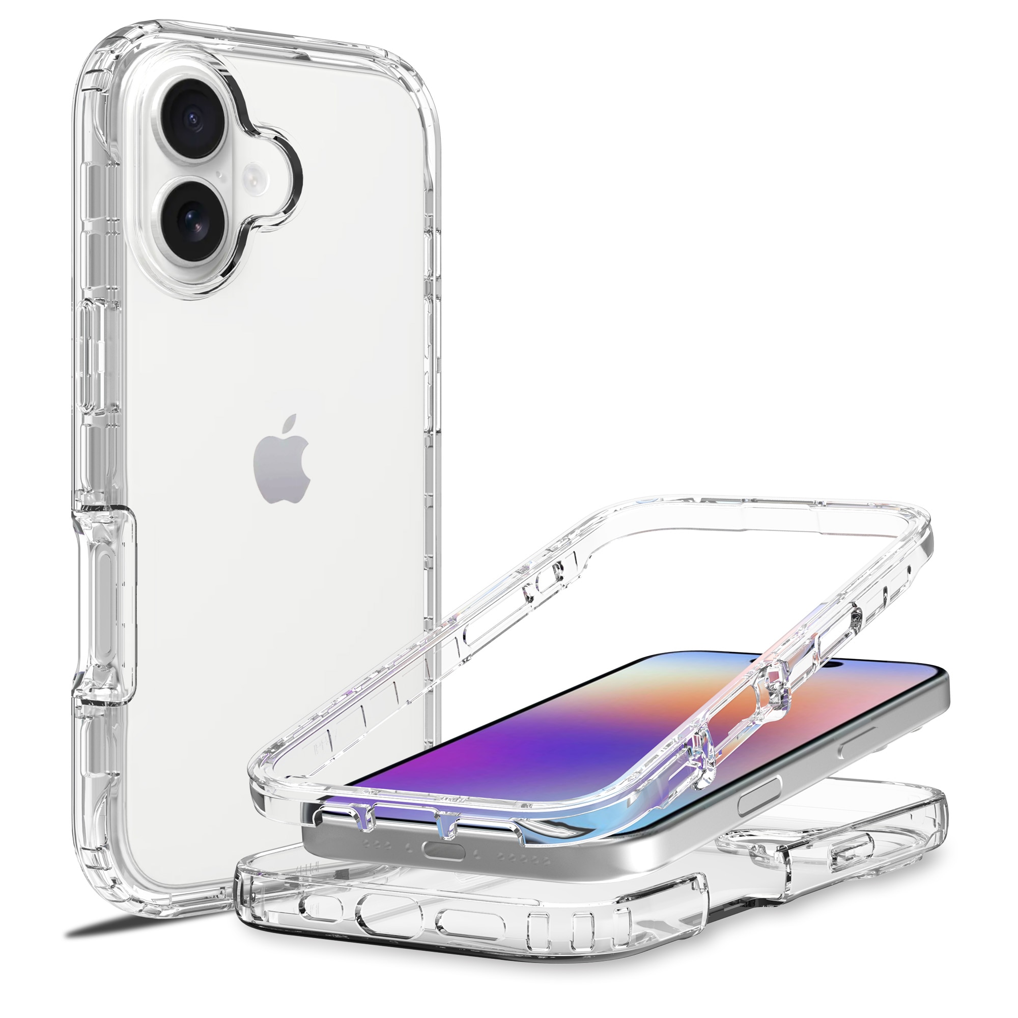 iPhone 17 Full Cover Hülle Transparent