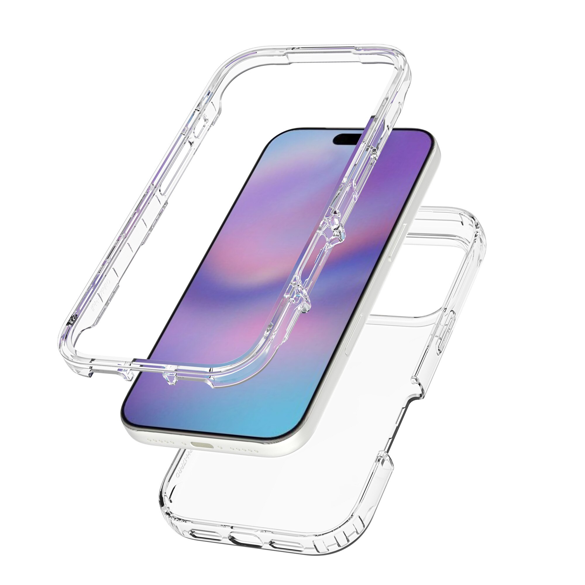 iPhone 17 Pro Max Full Cover Hülle Transparent