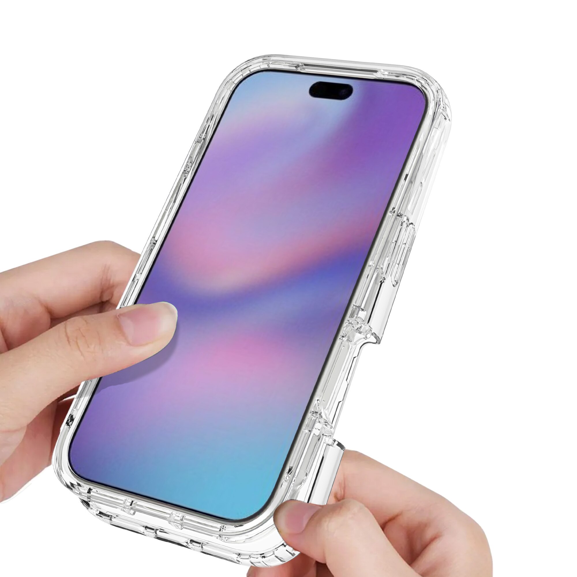 iPhone 17 Pro Max Full Cover Hülle Transparent