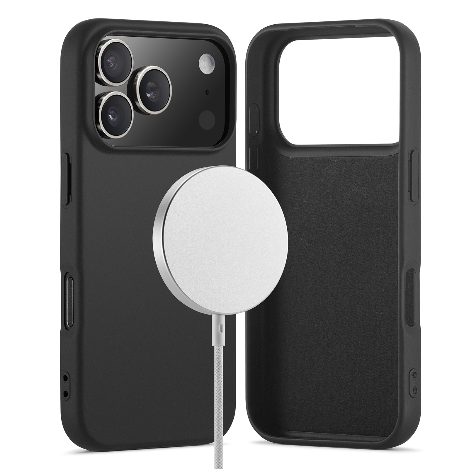 iPhone 17 Pro Max TPU-hülle MagSafe Schwarz