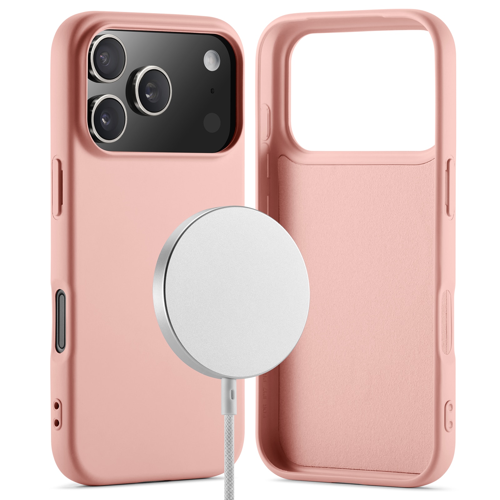iPhone 17 Pro Max TPU-hülle MagSafe Rosa