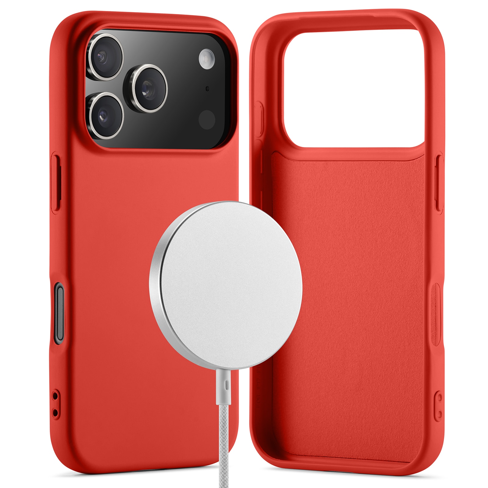 iPhone 17 Pro Max TPU-hülle MagSafe Rot