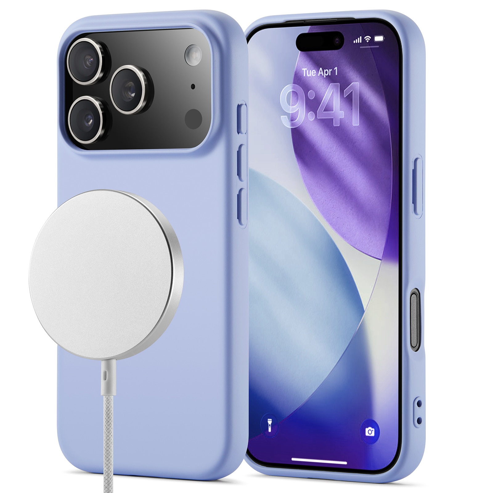 iPhone 17 Pro Max TPU-hülle MagSafe Lila