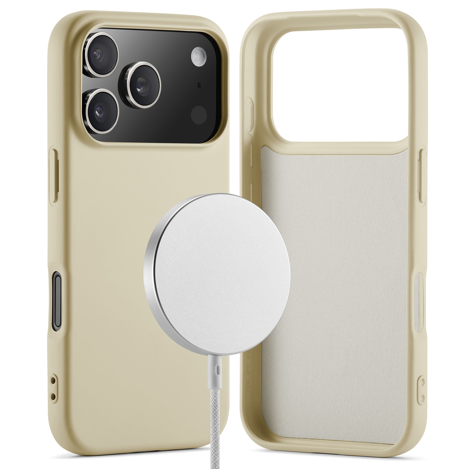 iPhone 17 Pro Max TPU-hülle MagSafe Beige