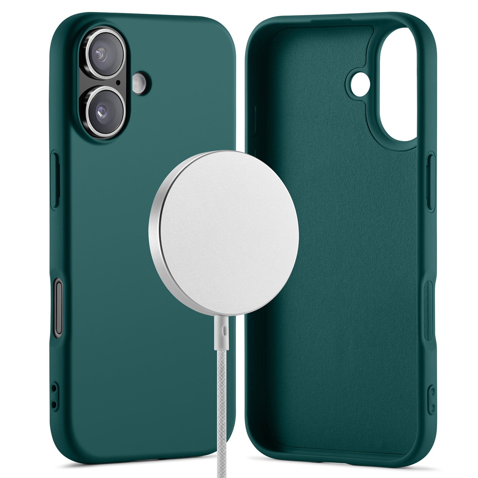 iPhone 17 TPU-hülle MagSafe Dunkelgrün
