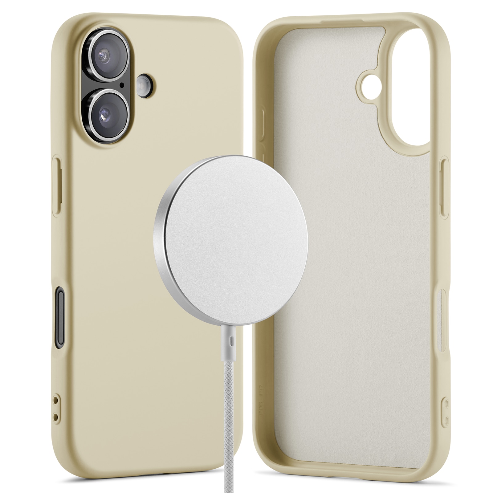 iPhone 17 TPU-hülle MagSafe Beige