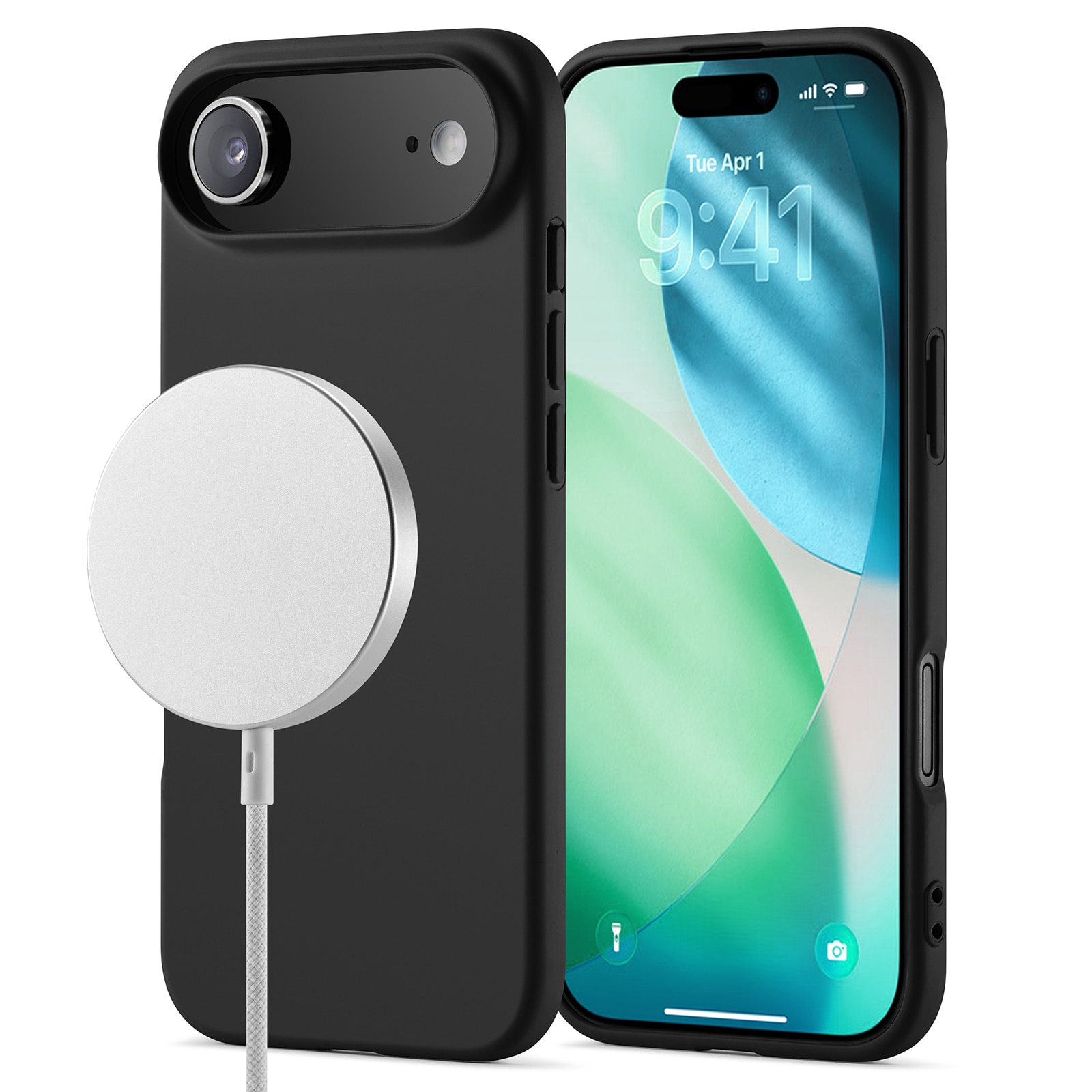 iPhone 17 Air TPU-hülle MagSafe Schwarz