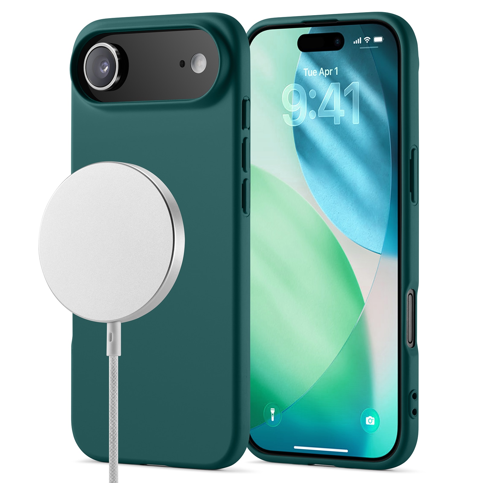 iPhone 17 Air TPU-hülle MagSafe Dunkelgrün