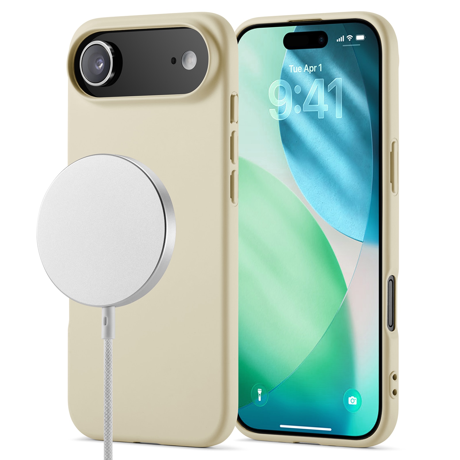 iPhone 17 Air TPU-hülle MagSafe Beige