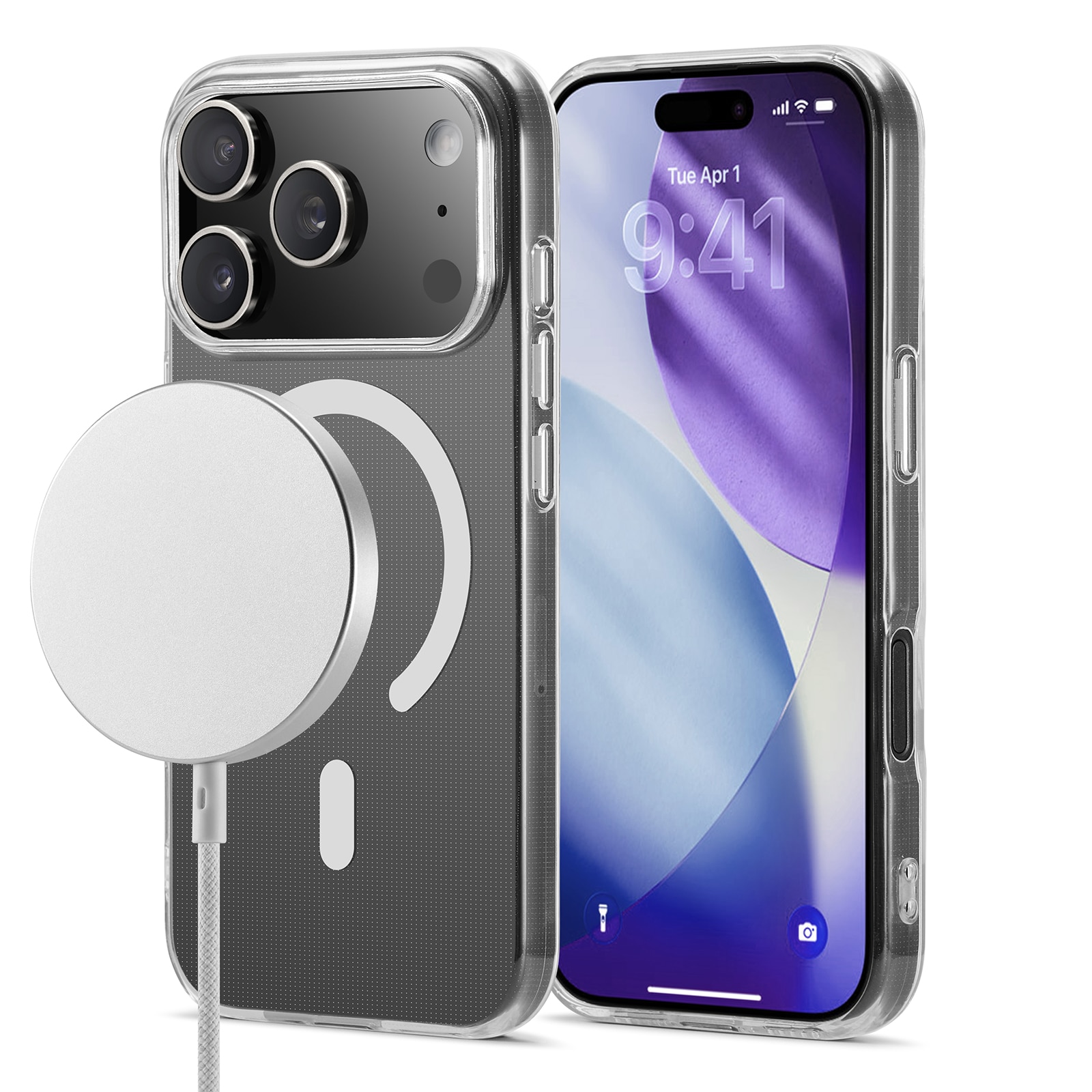 TPU Case MagSafe iPhone 17 Pro Max Transparent