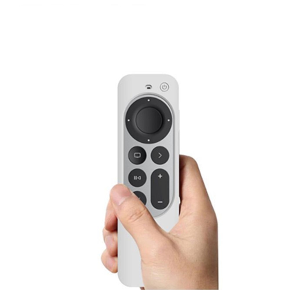 Apple TV 4K 2021 Box+Fernbedienung Silikonhülle Weiß