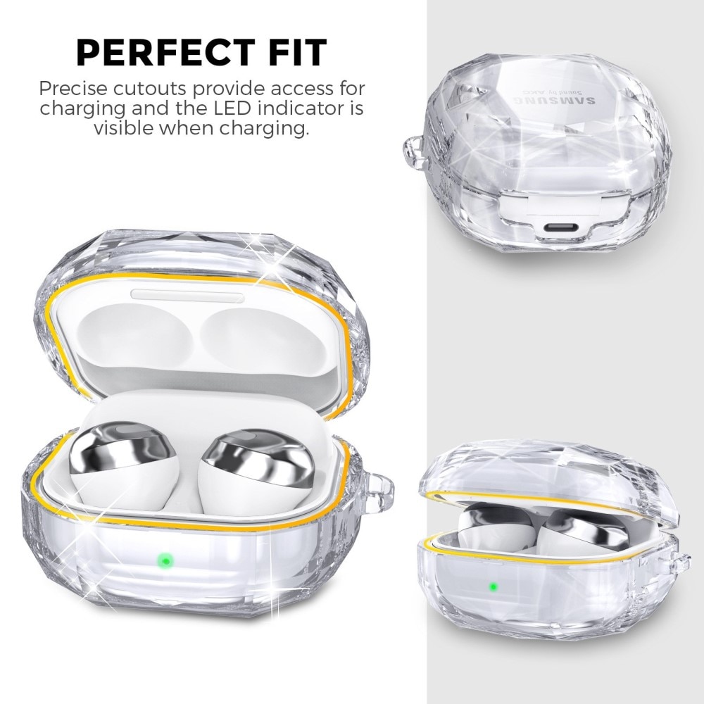 Diamond Case Samsung Galaxy Buds 2/2 Pro/Live/Pro Transparent