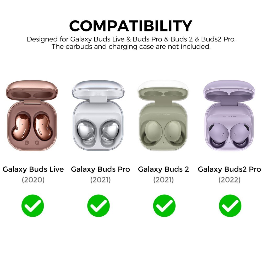 Diamond Case Samsung Galaxy Buds 2/2 Pro/Live/Pro Transparent