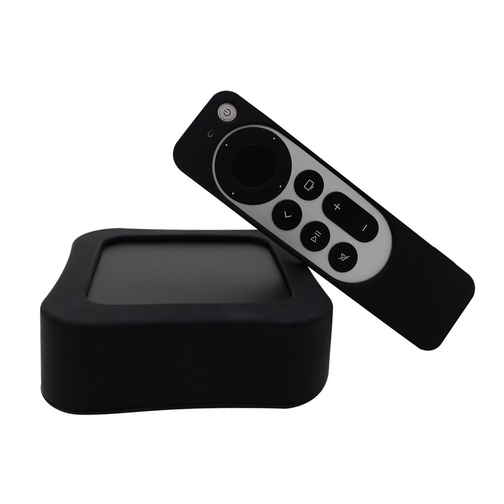 Apple TV 4K 2022 (3rd gen) Box+Fernbedienung Silikonhülle schwarz