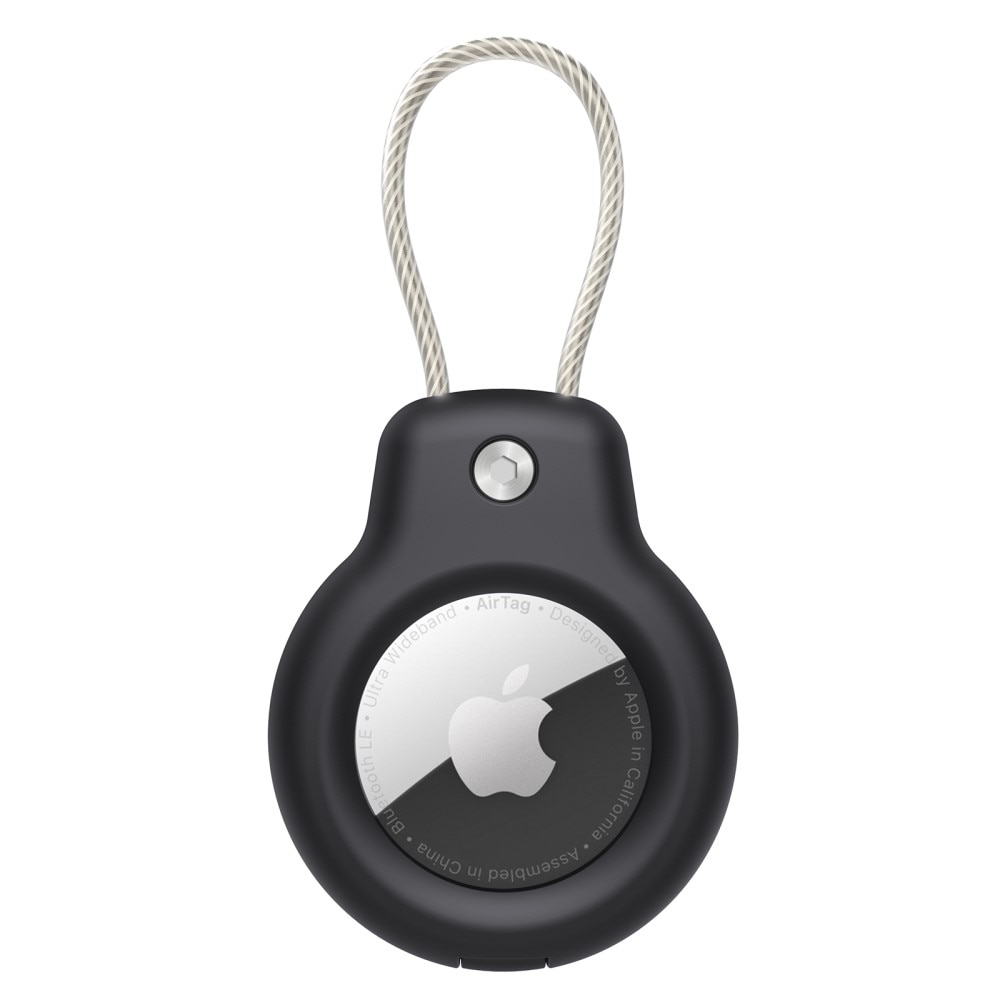 Apple AirTag Hartschale mit Draht schwarz