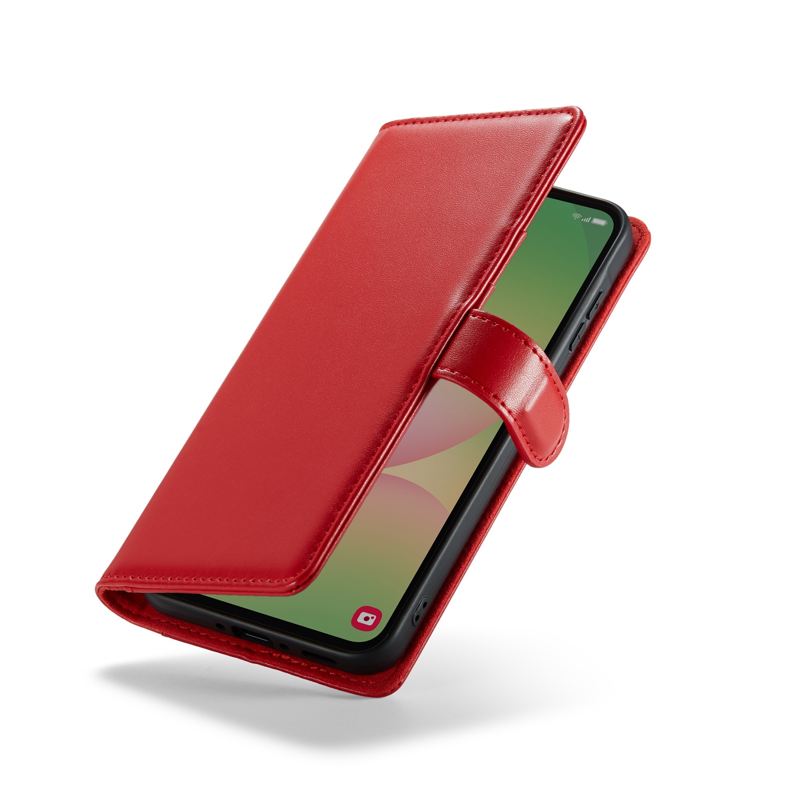 Samsung Galaxy A56 Echtlederhülle Rot