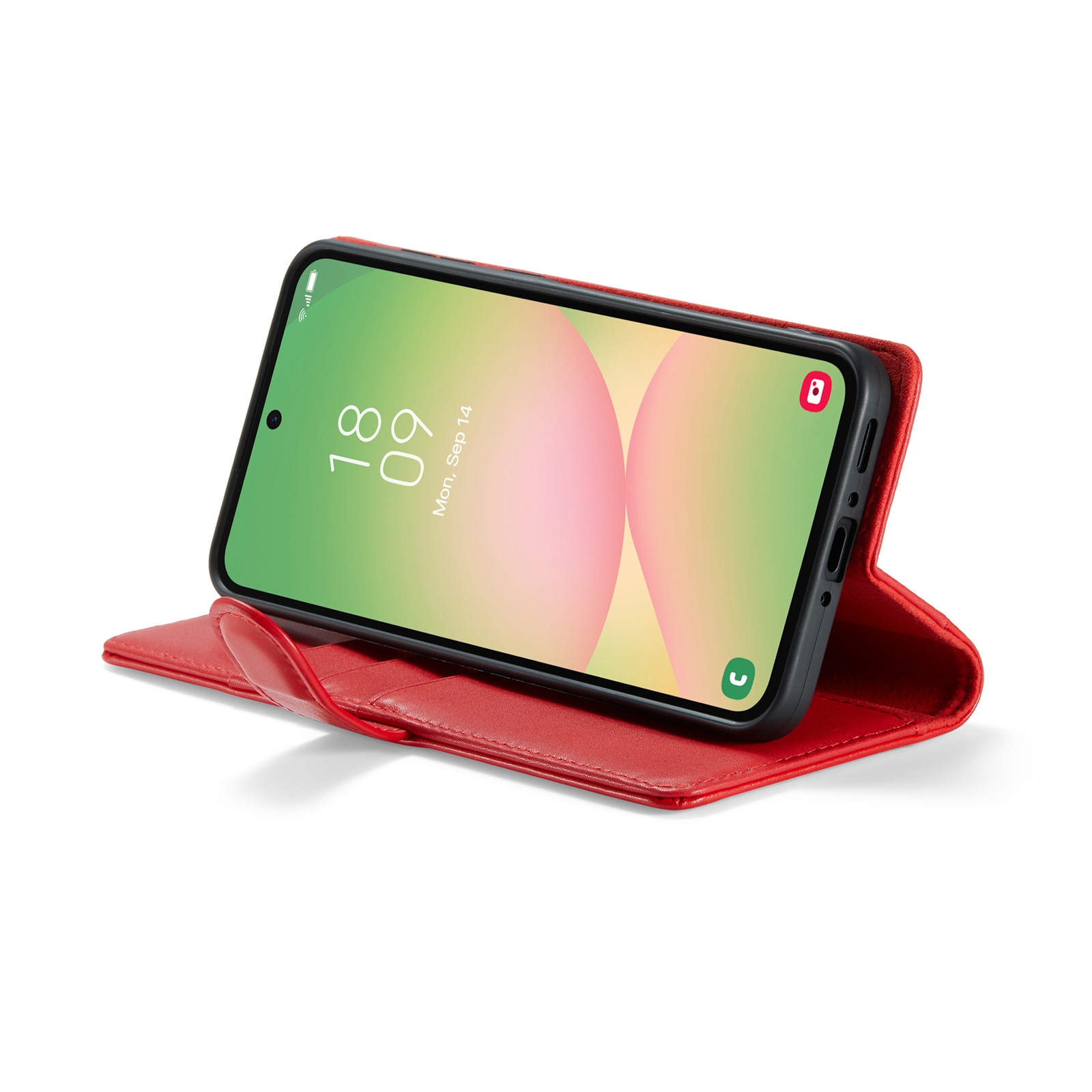 Samsung Galaxy A56 Echtlederhülle Rot