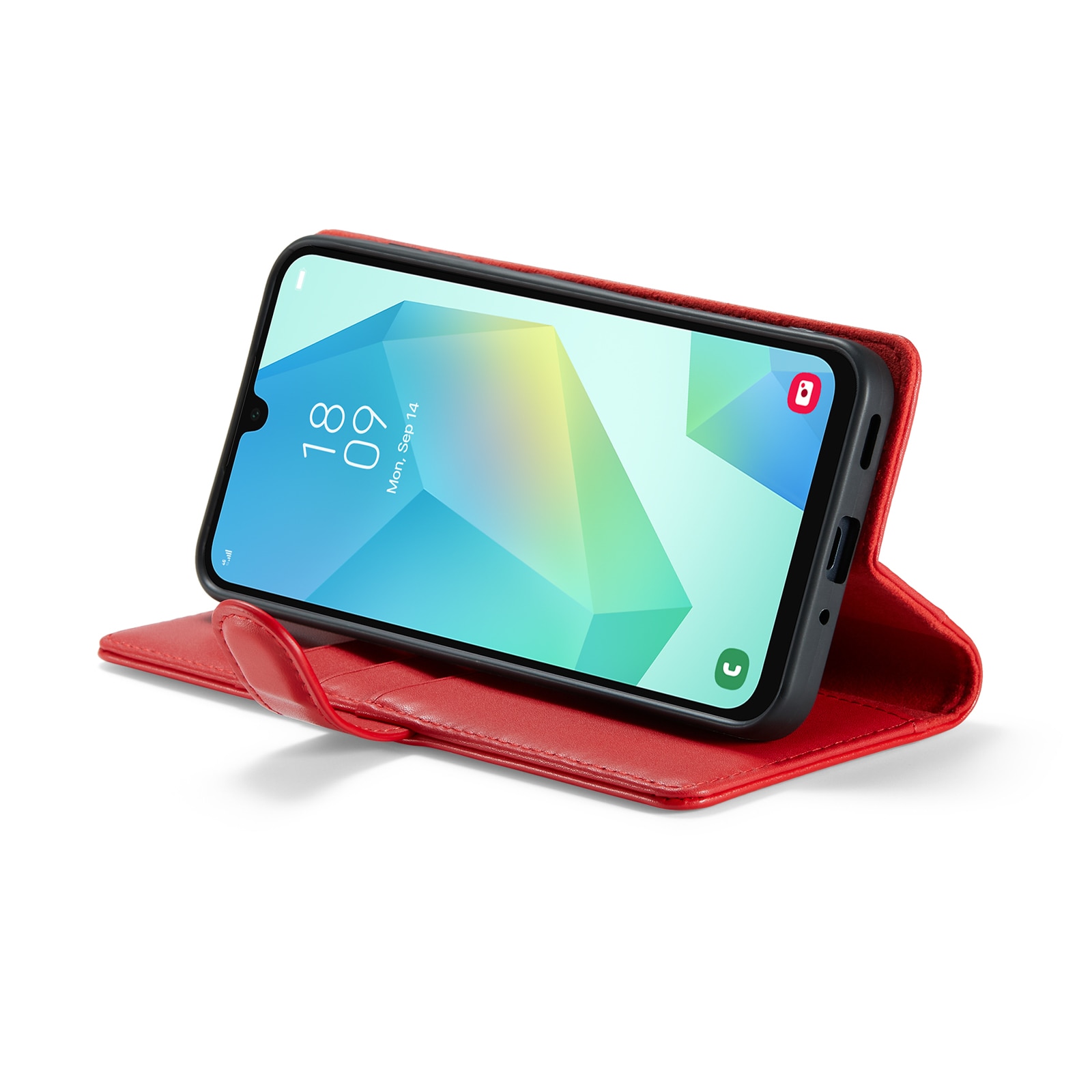 Samsung Galaxy A16 Echtlederhülle Rot