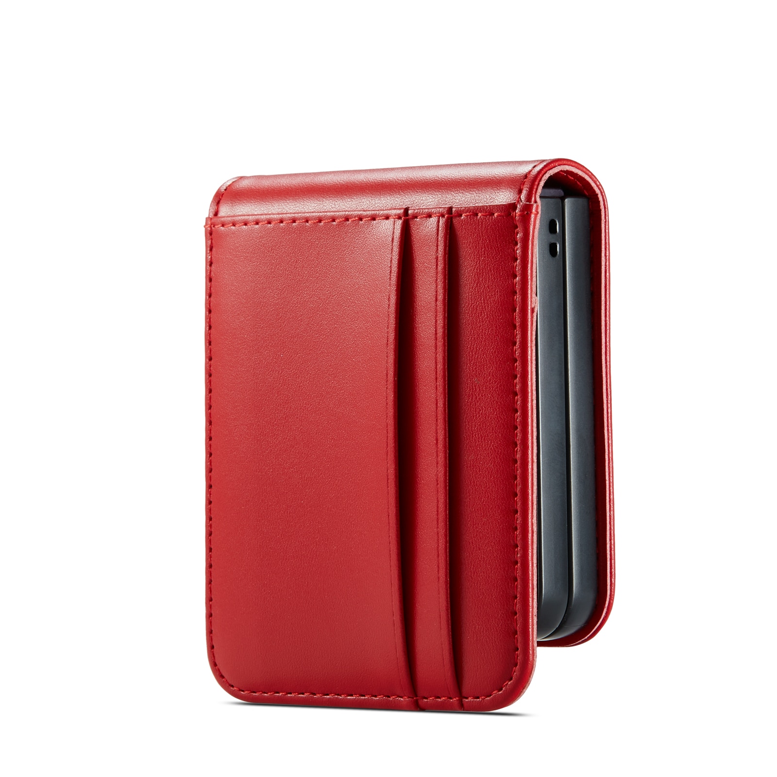 Samsung Galaxy Z Flip 7 Echtlederhülle Rot