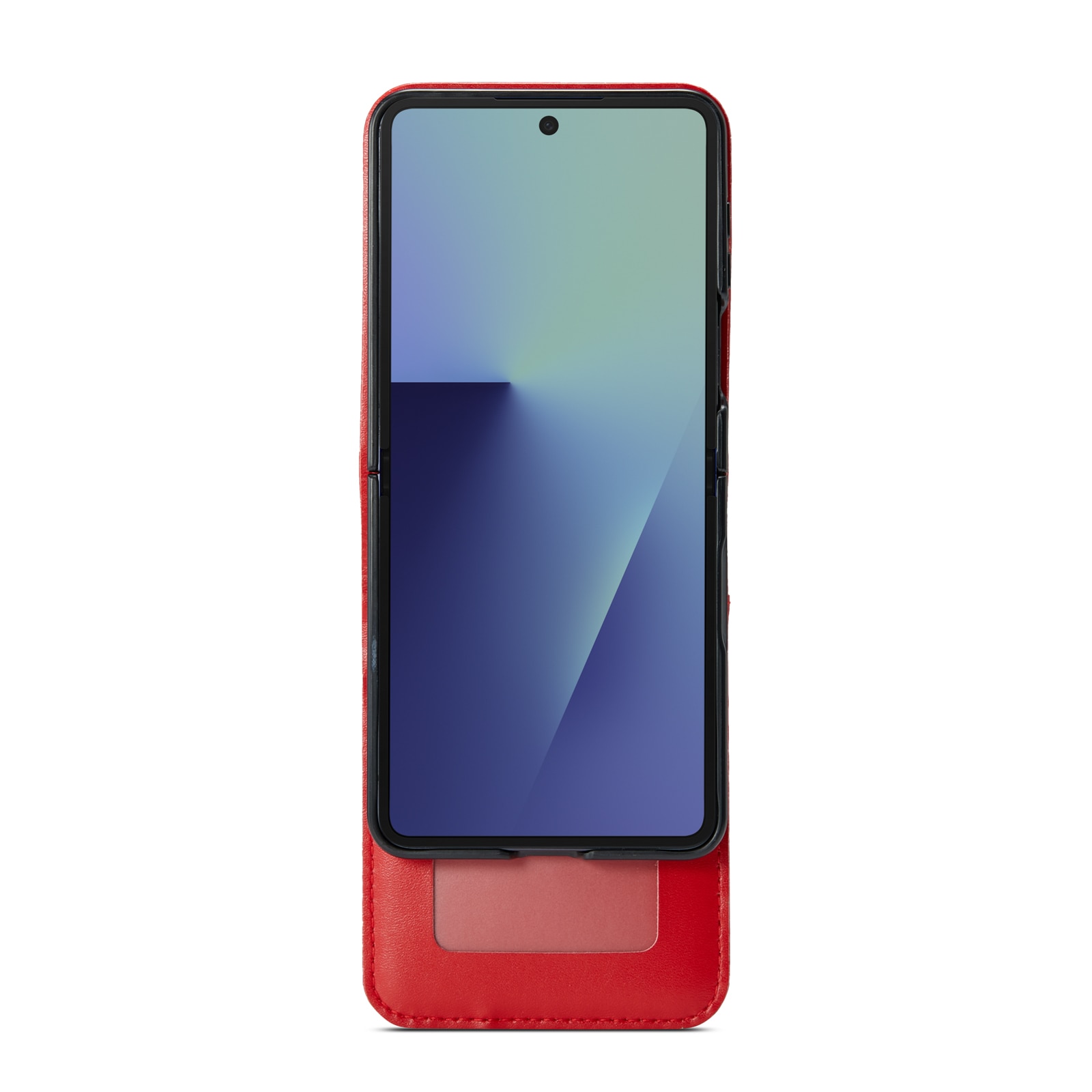 Samsung Galaxy Z Flip 7 Echtlederhülle Rot