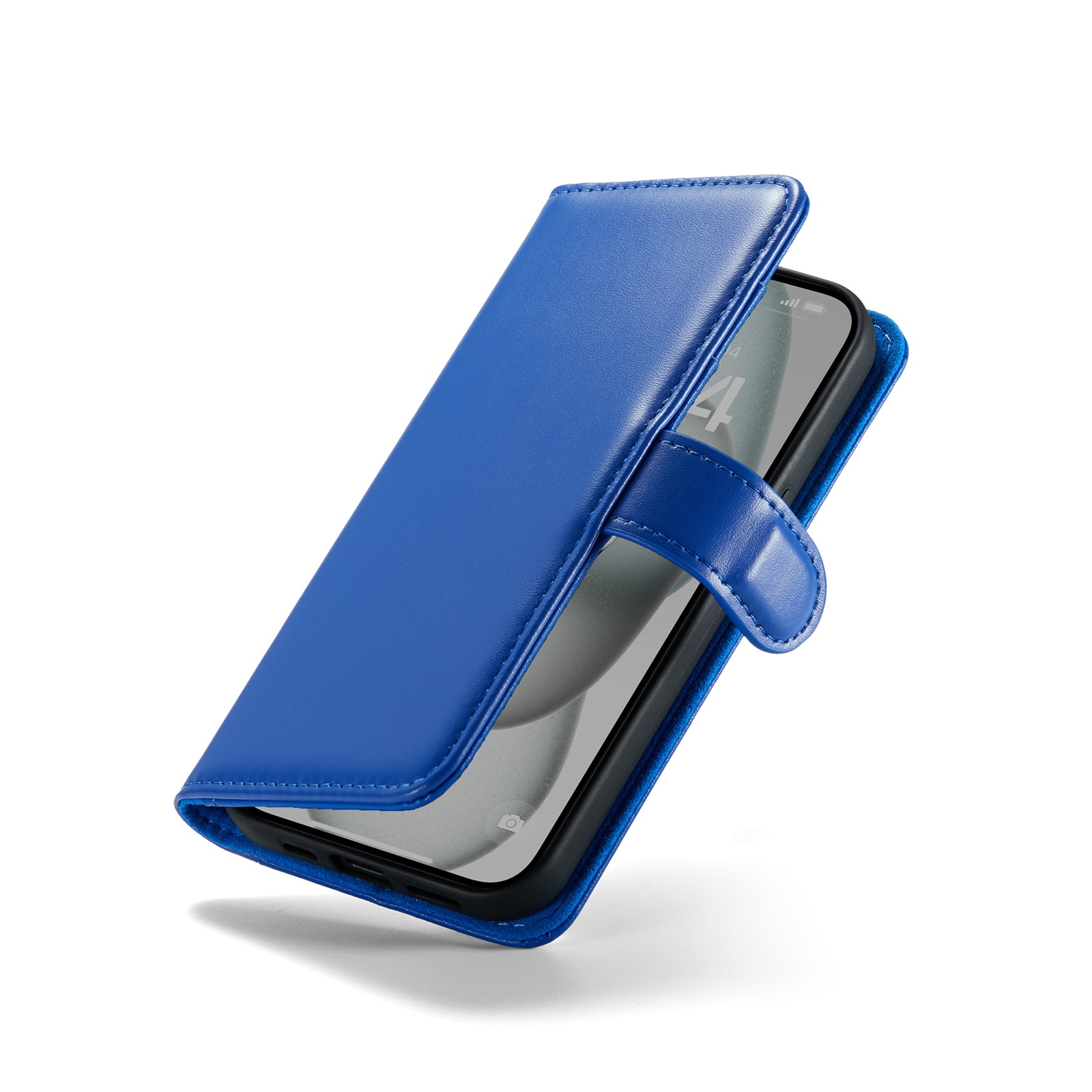 iPhone 13 Echtlederhülle Blau