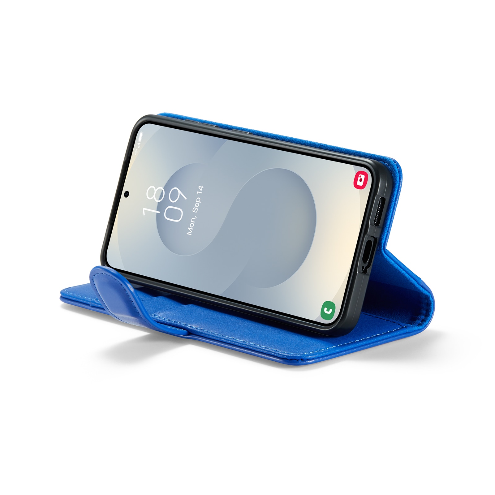 Samsung Galaxy S25 FE Echtlederhülle Blau