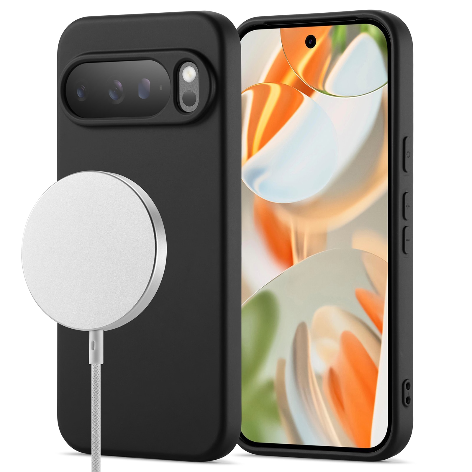 Google Pixel 10 TPU-hülle MagSafe Schwarz