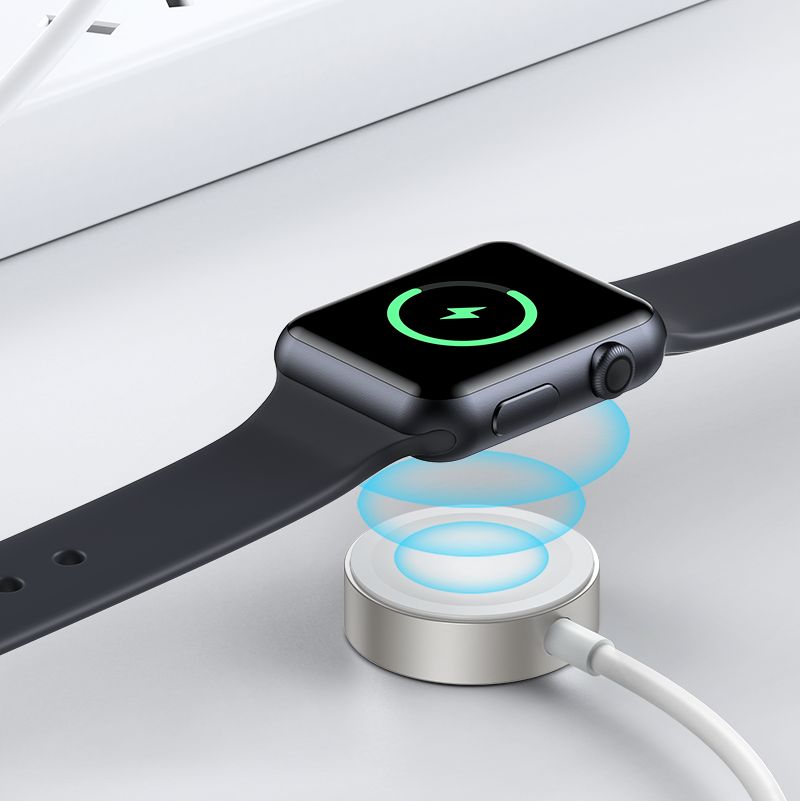 Komplettes Apple Watch-Ladegerät - 1.2m-Kabel und Wandladegerät - Smartline