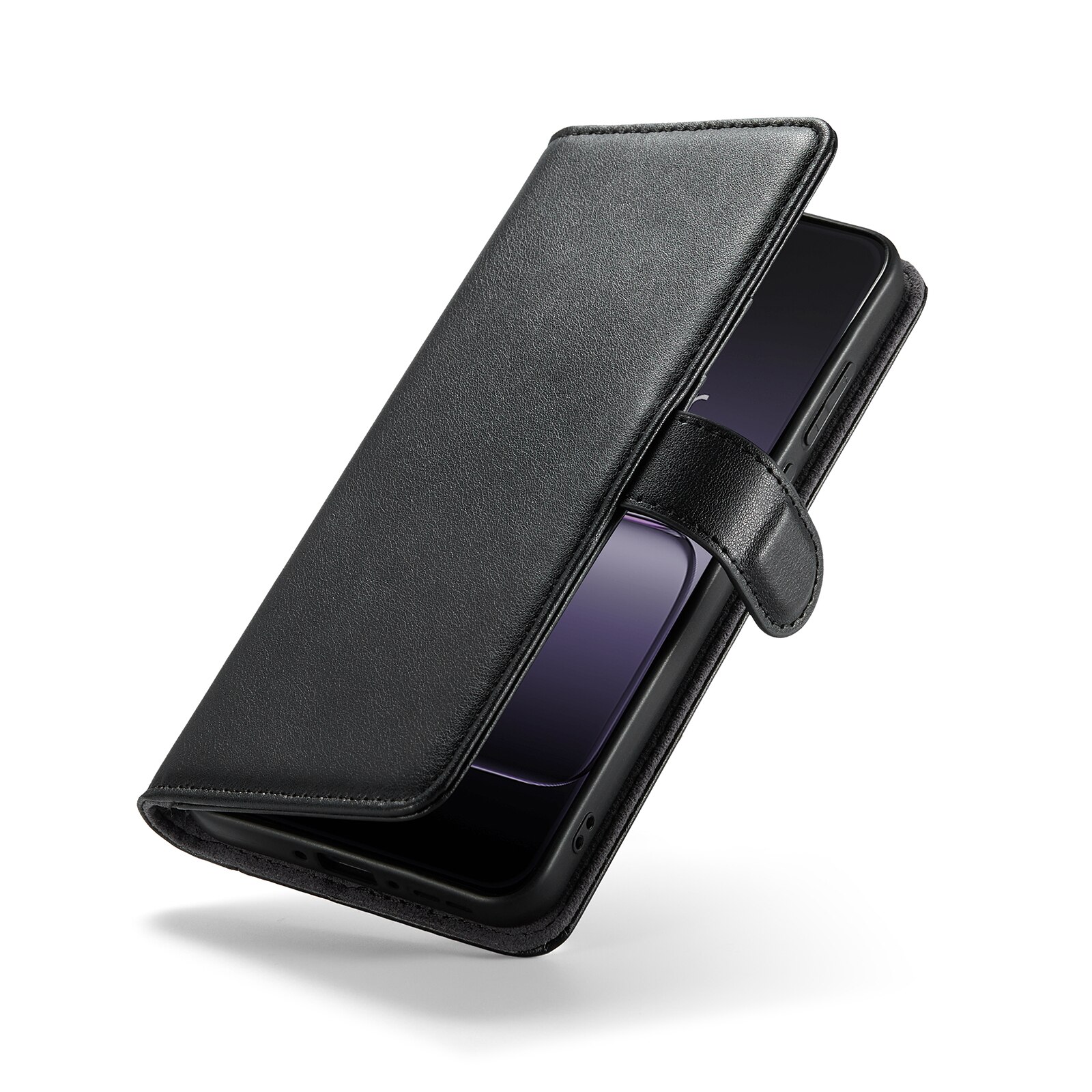  OnePlus Nord 5 Echtlederhülle Schwarz