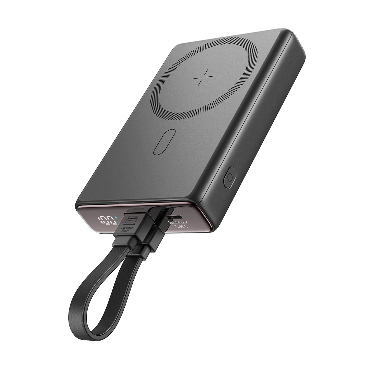 Powerbank MagSafe 10000 mAh USB-C + Lightning schwarz