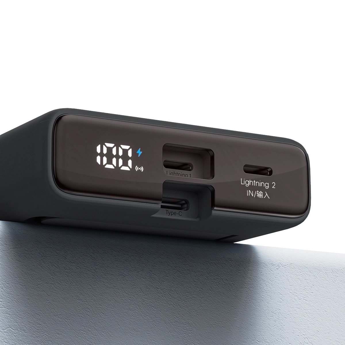 Powerbank MagSafe 10000 mAh USB-C + Lightning schwarz