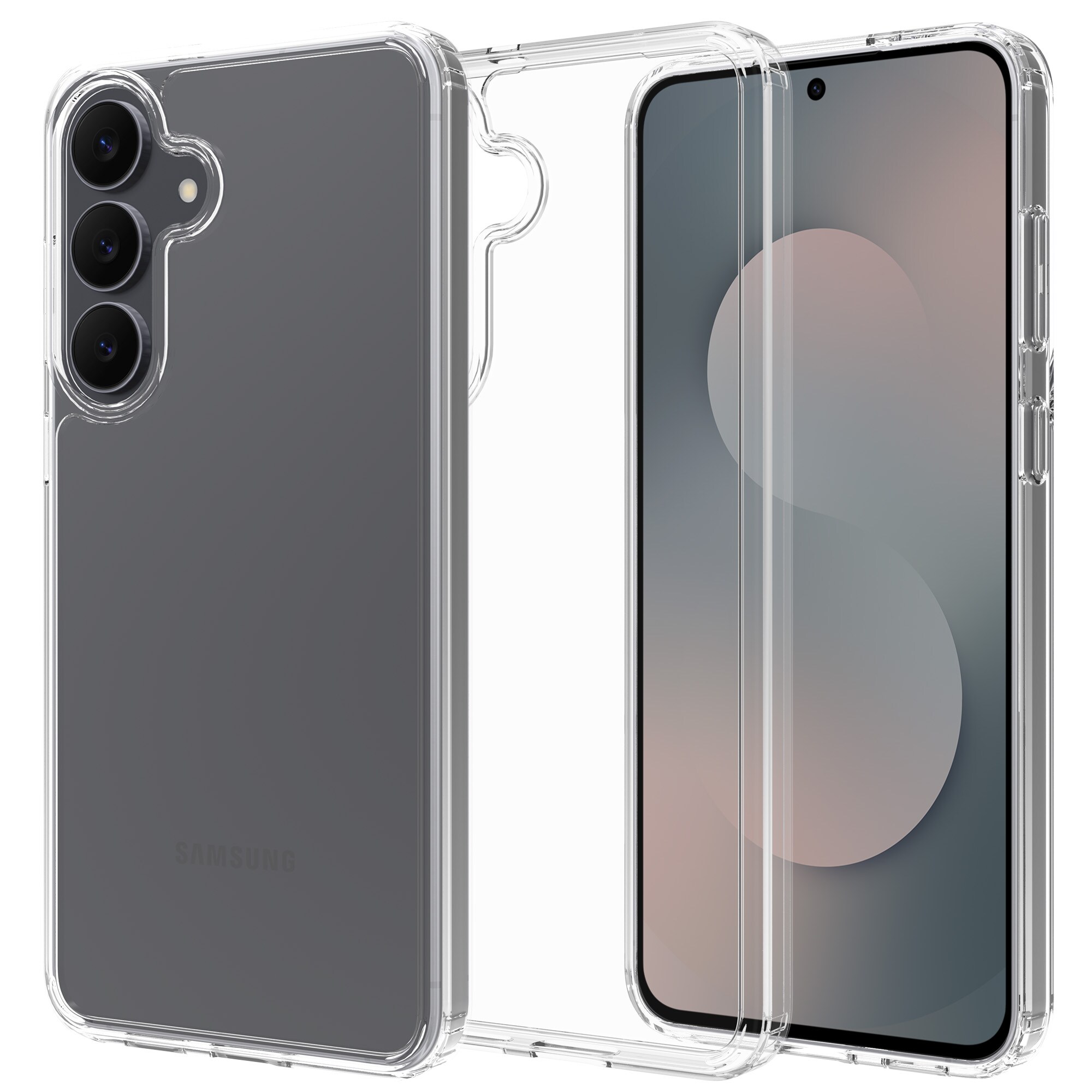 Samsung Galaxy S25 FE Hybrid-Hülle Transparent