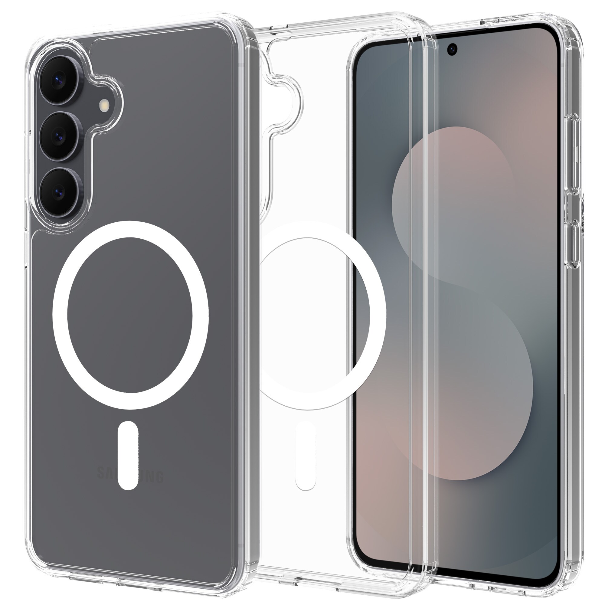 Hybrid-Hülle MagSafe Samsung Galaxy S25 FE Transparent