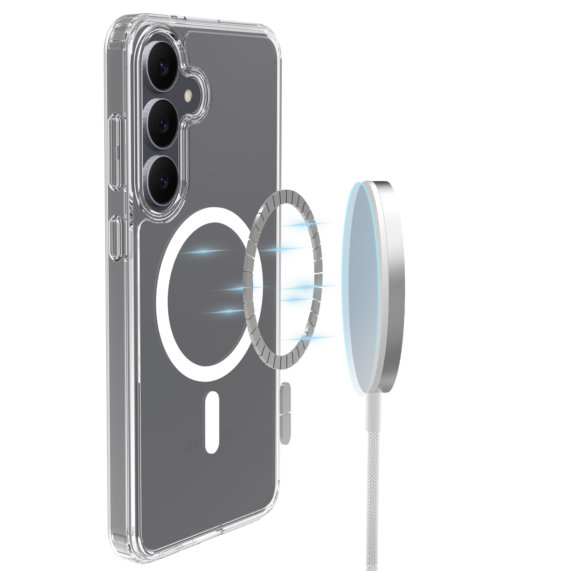 Hybrid-Hülle MagSafe Samsung Galaxy S25 FE Transparent