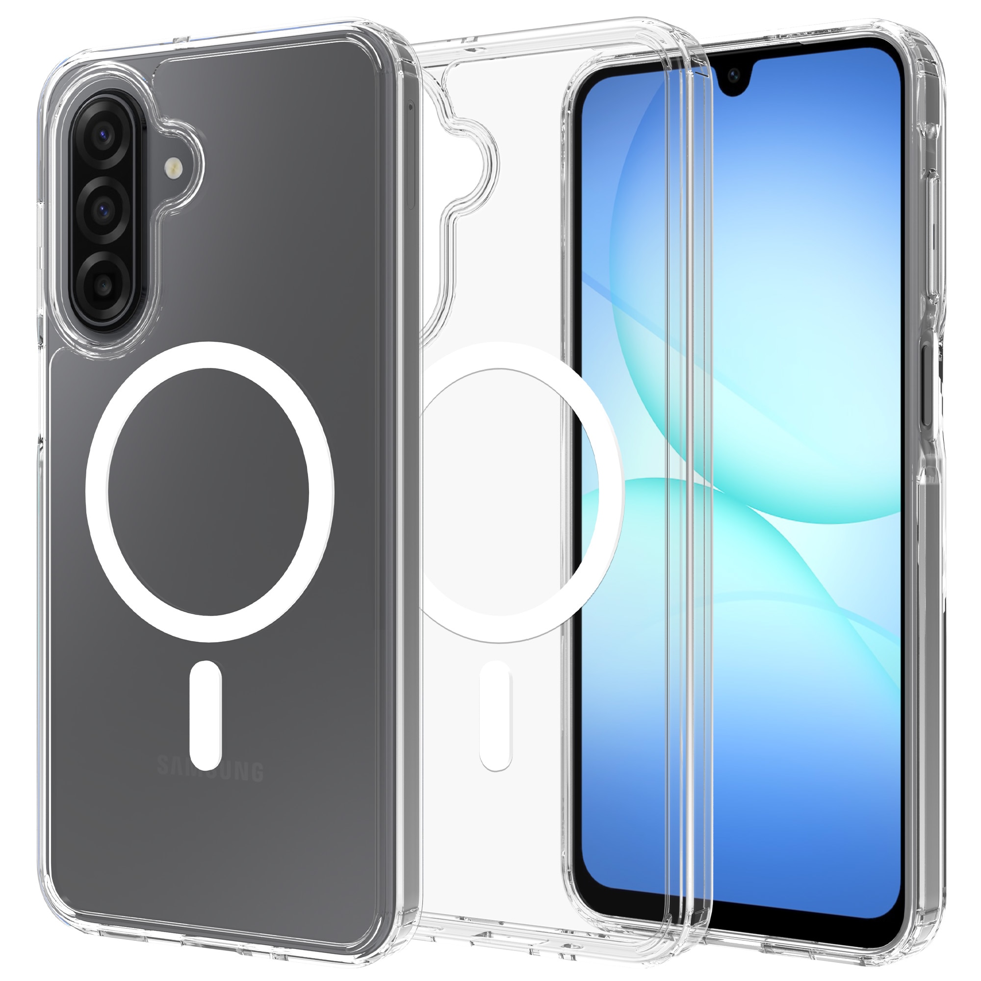 Hybrid-Hülle MagSafe Samsung Galaxy A17 Transparent