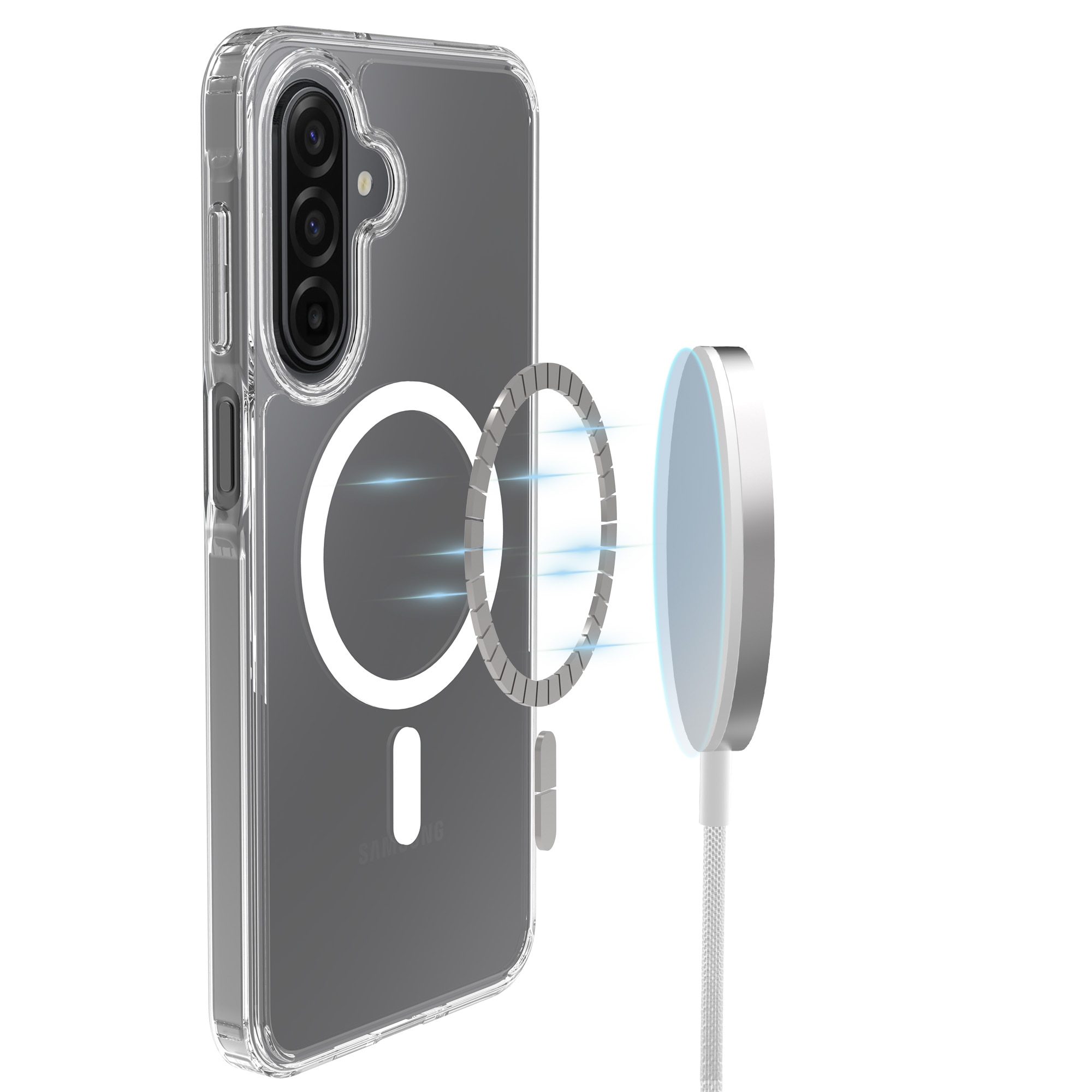 Hybrid-Hülle MagSafe Samsung Galaxy A17 Transparent
