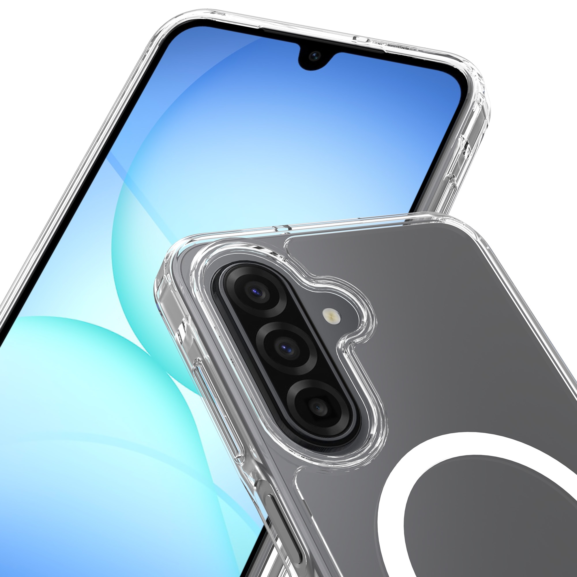 Hybrid-Hülle MagSafe Samsung Galaxy A17 Transparent