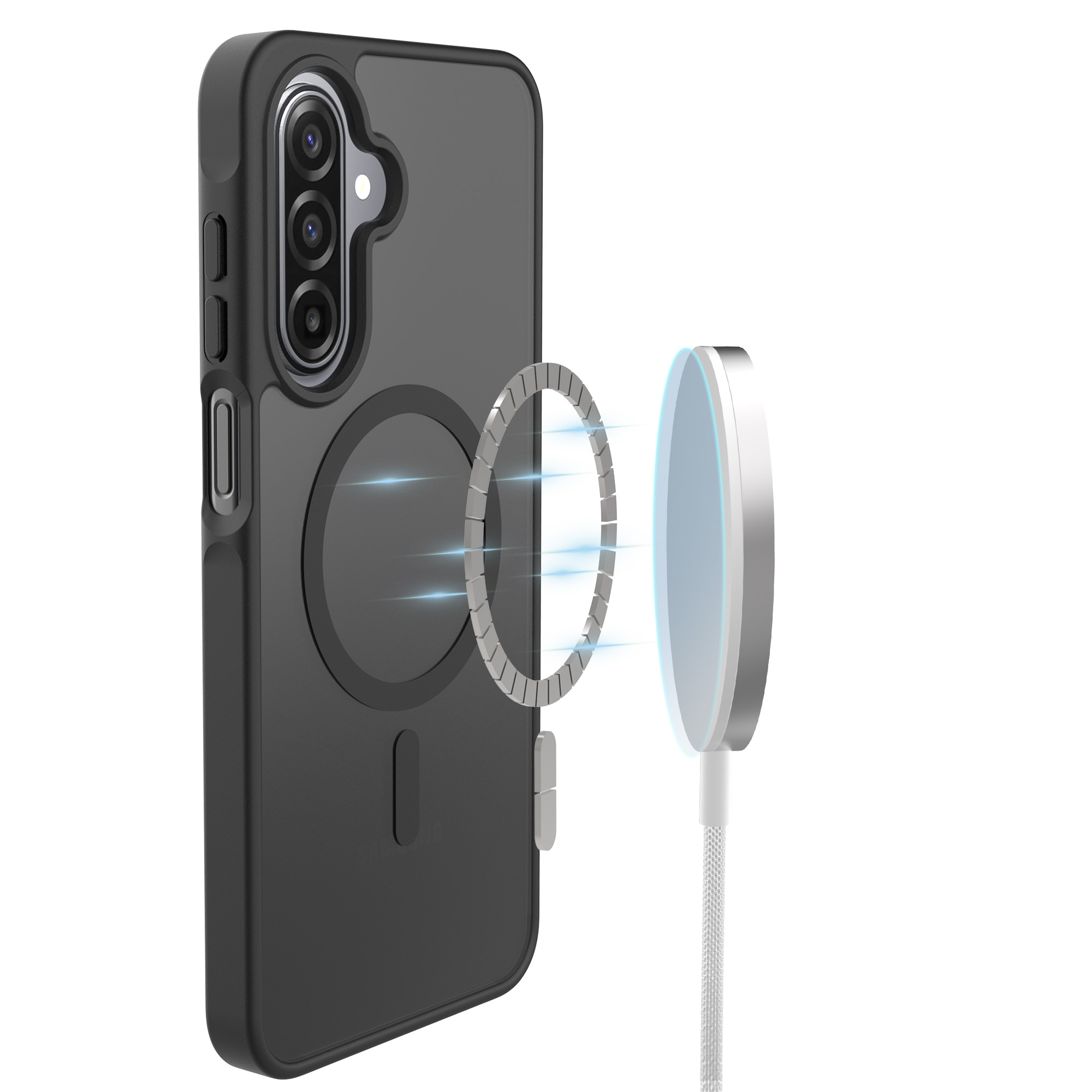 Magnetic Hybrid Hülle Samsung Galaxy A17 Frosted Black