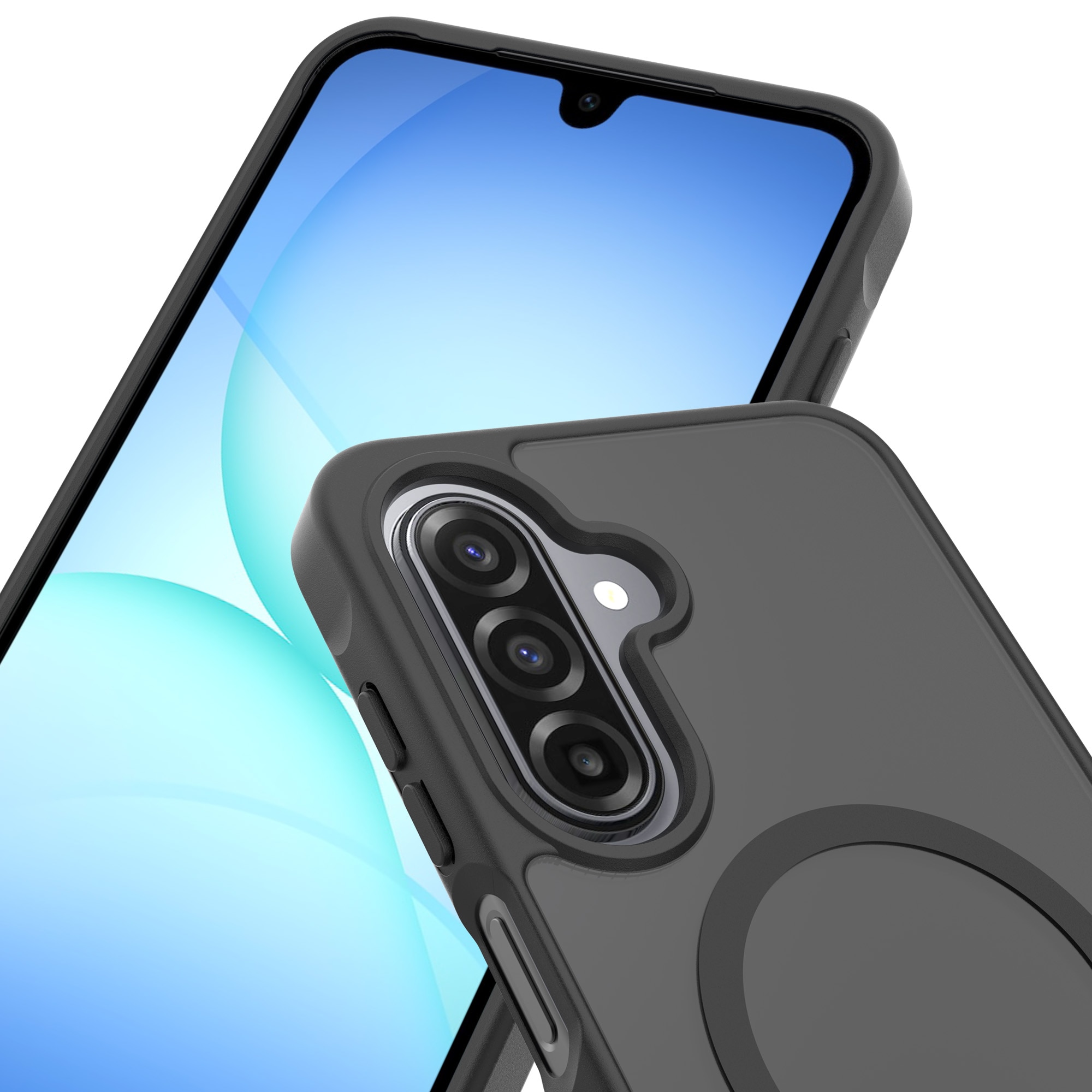 Magnetic Hybrid Hülle Samsung Galaxy A17 Frosted Black