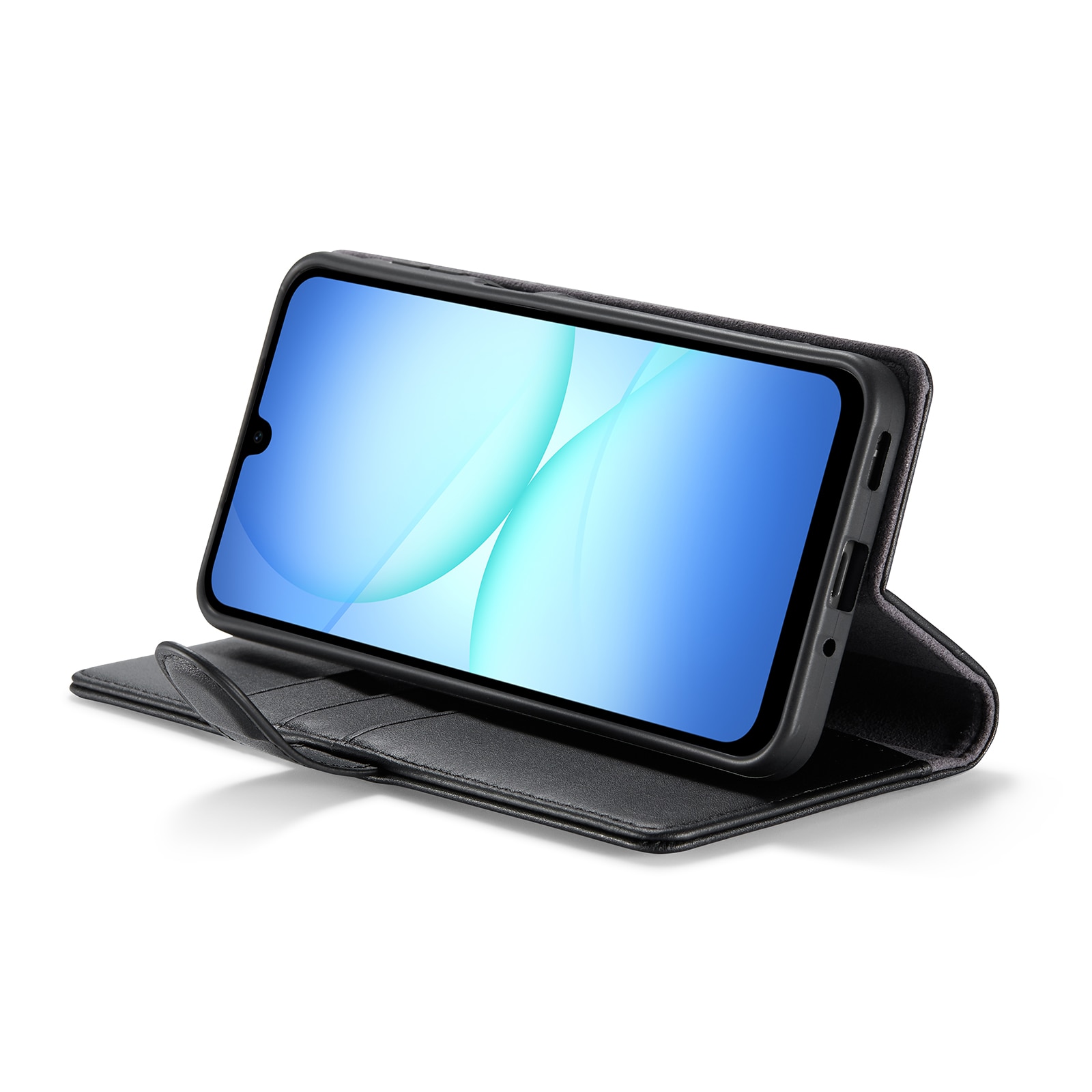 Samsung Galaxy A17 Echtlederhülle Schwarz
