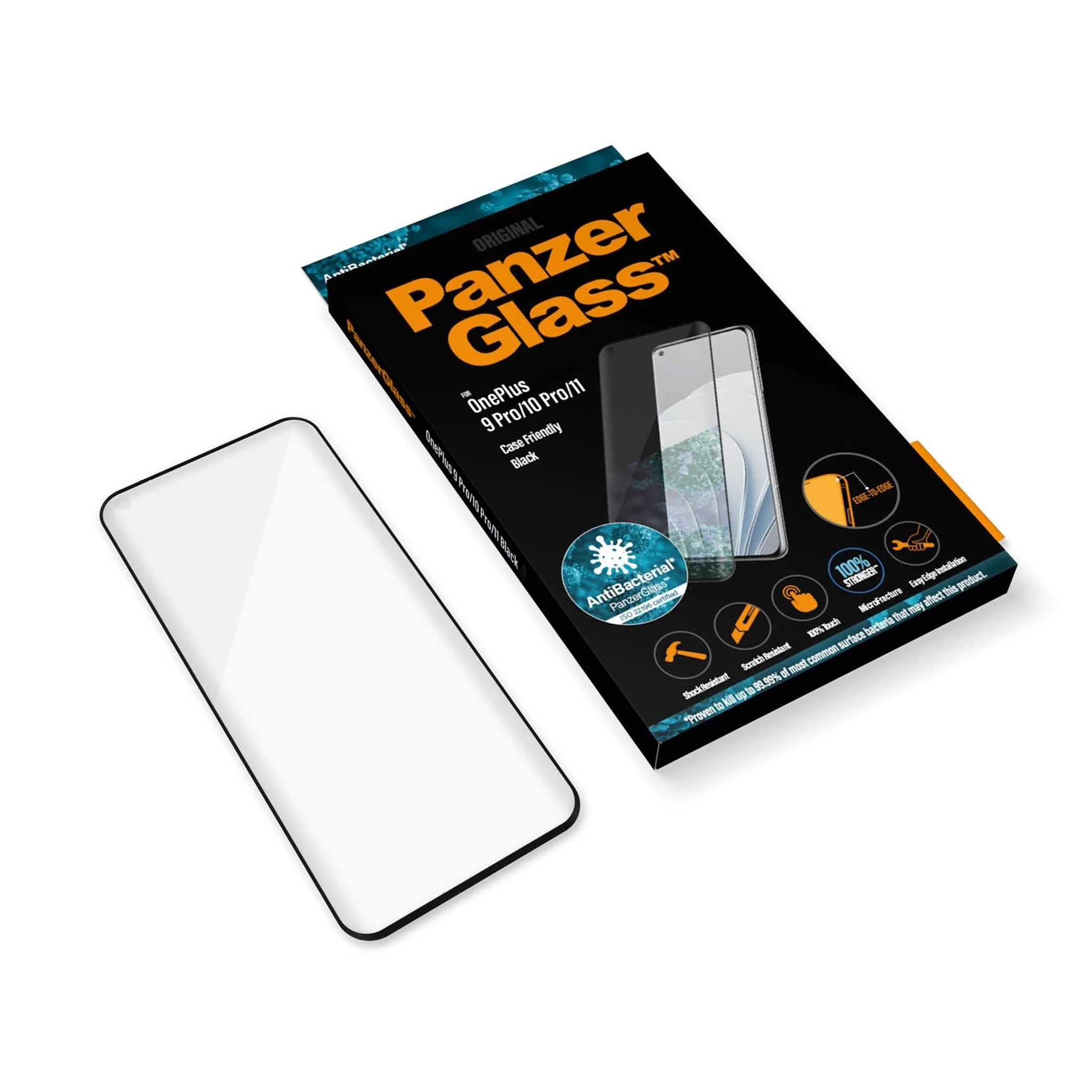 OnePlus 9 Pro/10 Pro/11 Displayschutz/Screen Protector Ultra Wide Fit