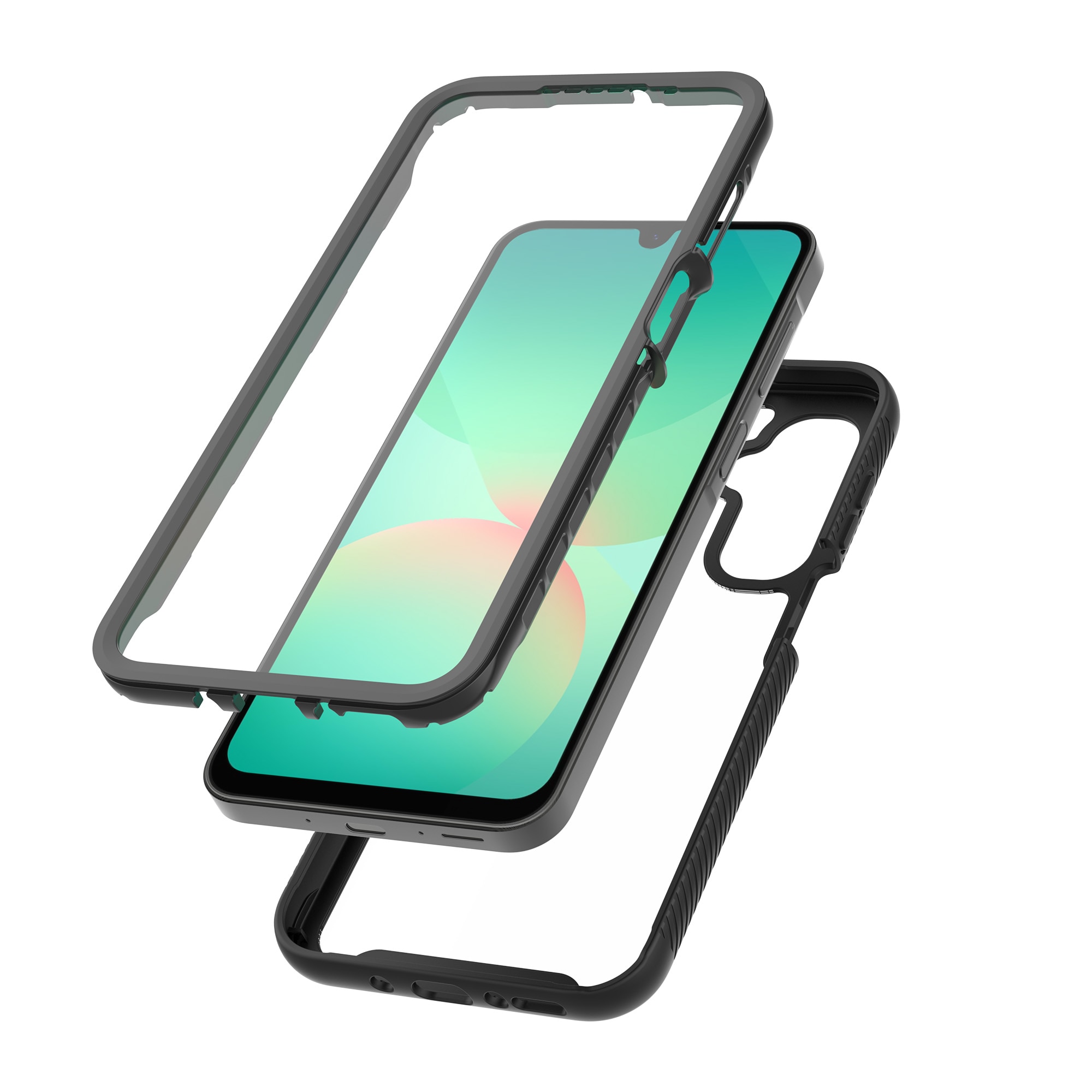 Samsung Galaxy A17 Full Protection Case Schwarz/Durchsichtig
