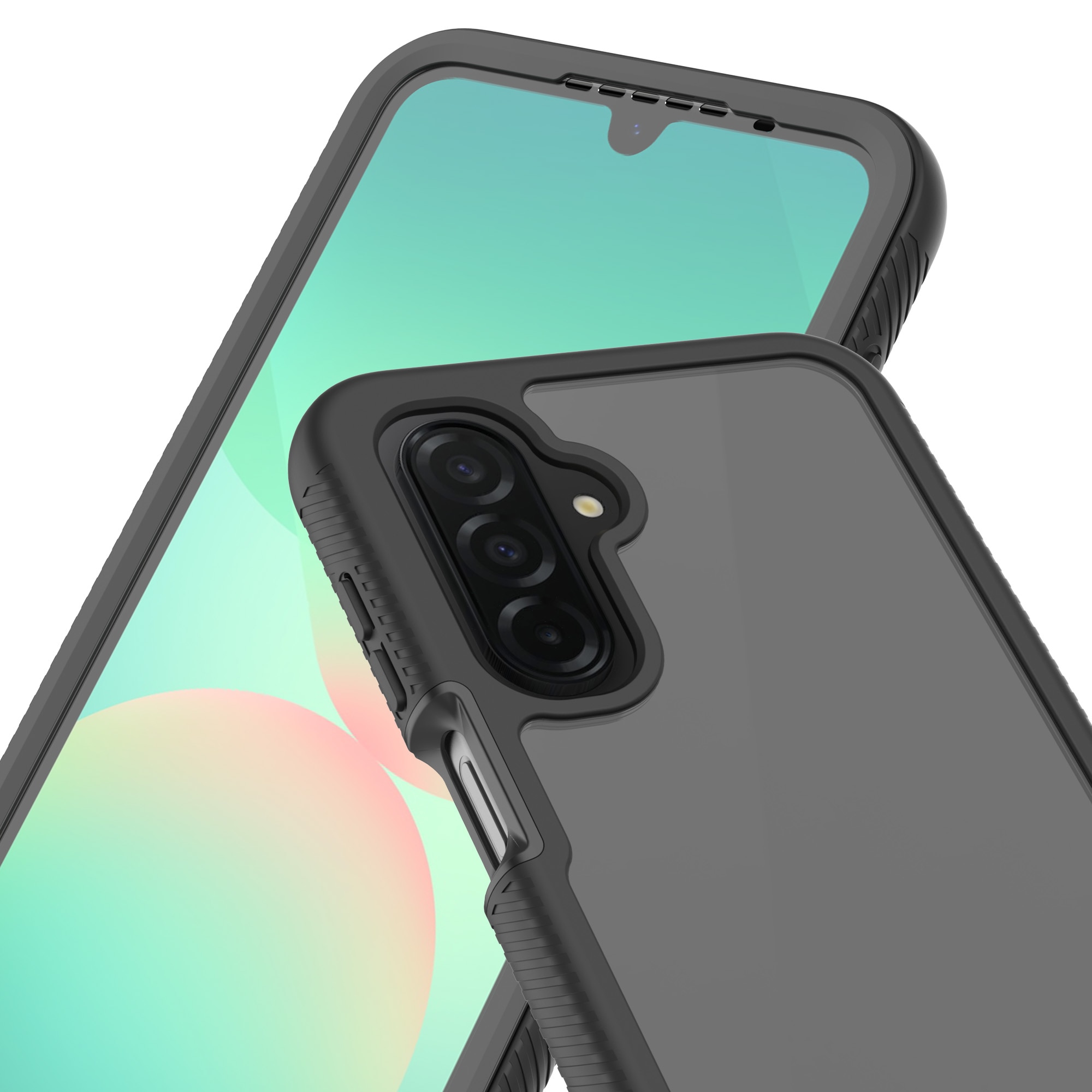 Samsung Galaxy A17 Full Protection Case Schwarz/Durchsichtig