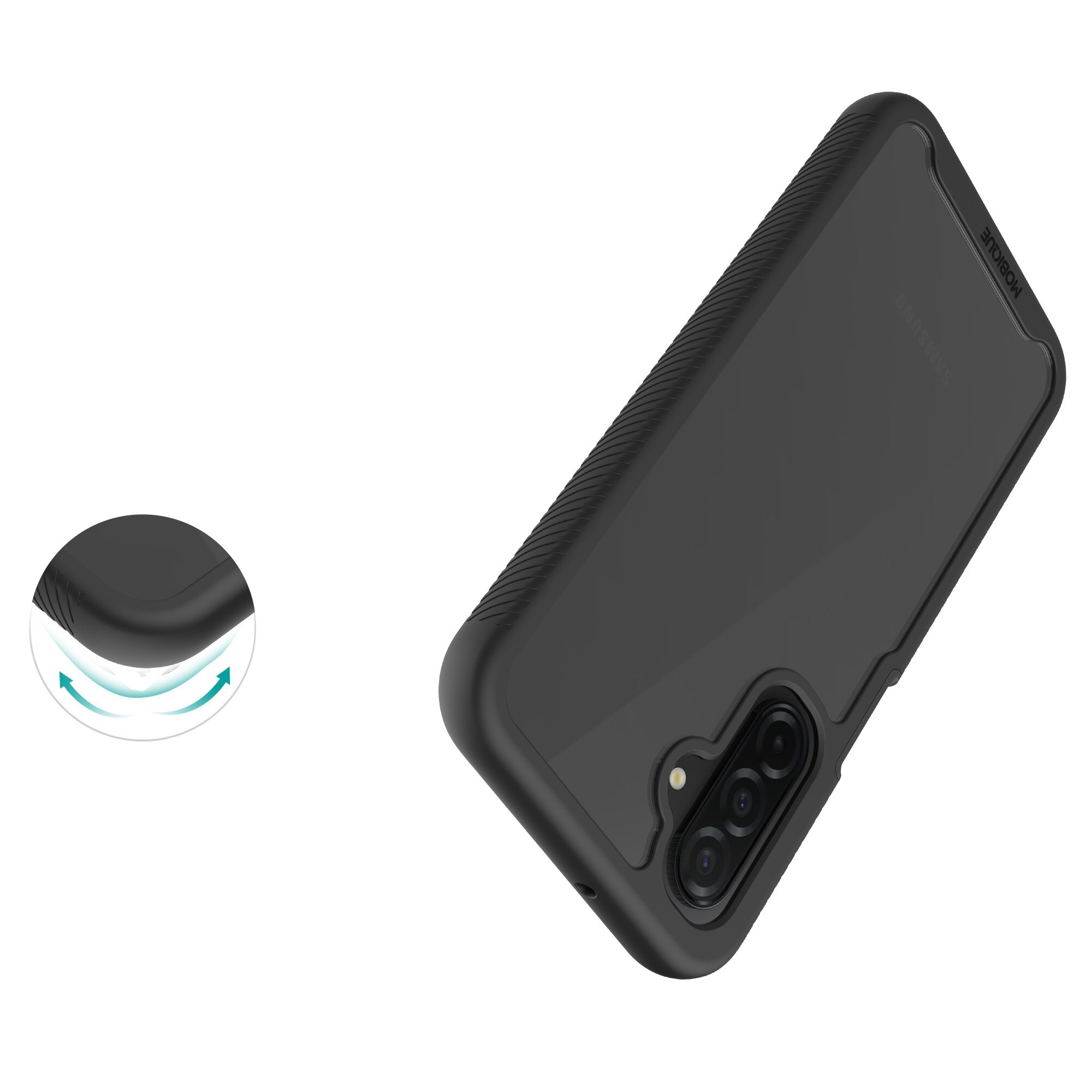Samsung Galaxy A17 Full Protection Case Schwarz/Durchsichtig