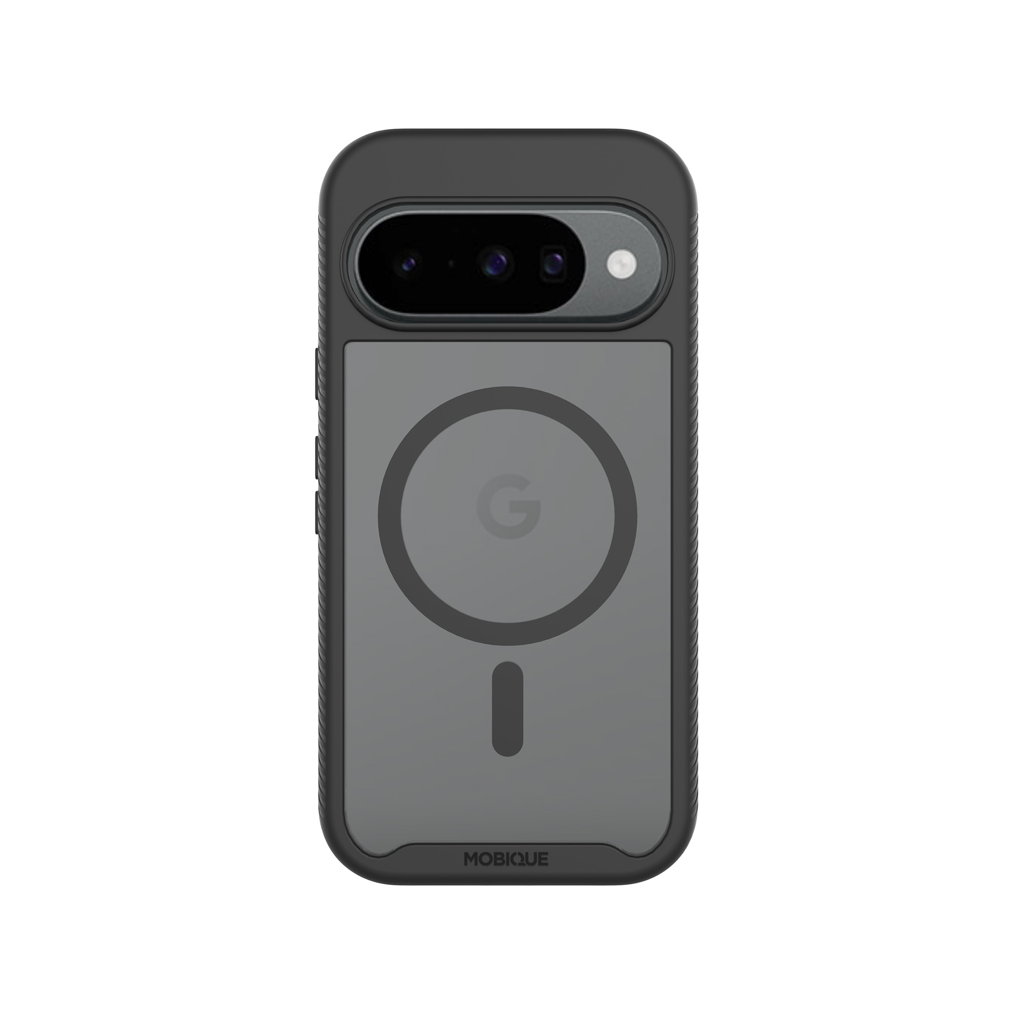 Google Pixel 10 Full Protection Magnetic Case Schwarz/Durchsichtig